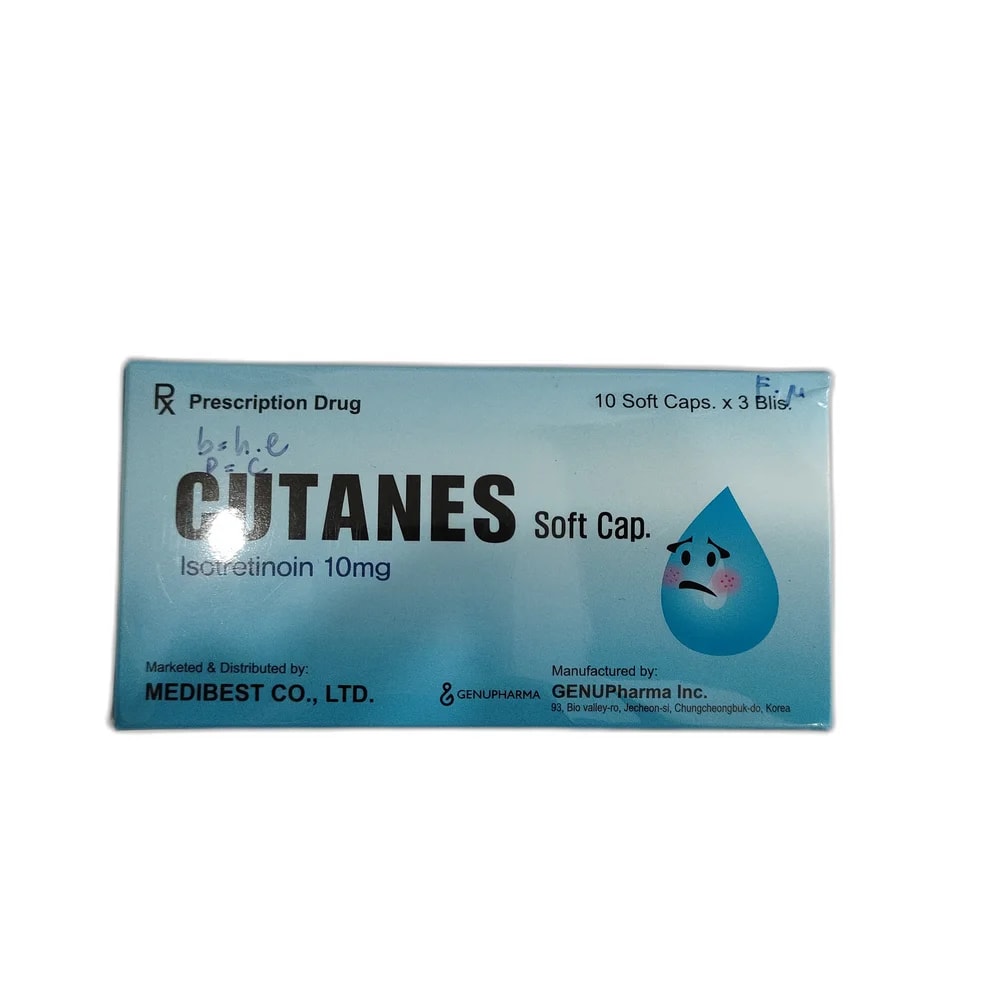 Cutanes 10 mg - Reachvong Pharmacy
