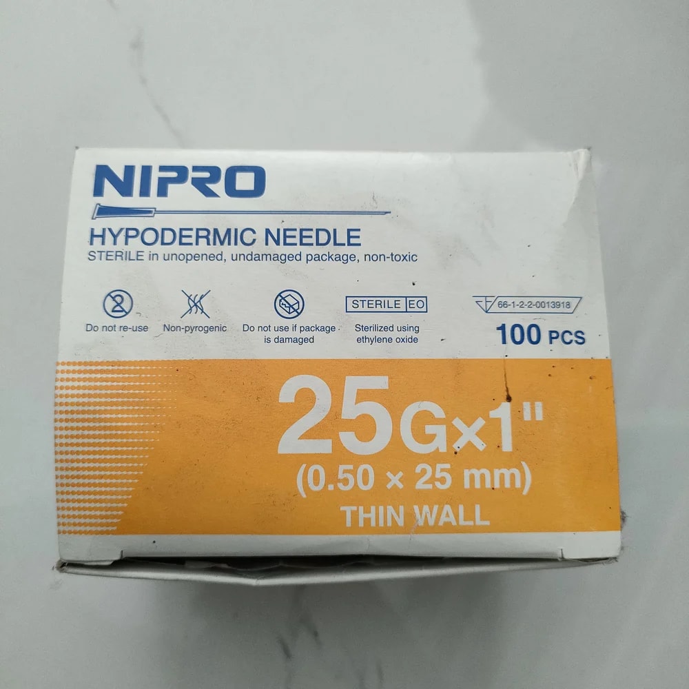 Nipro 25G x 1" (0.50 x 25 mm) - PHARMACY PONLEU AOSOT