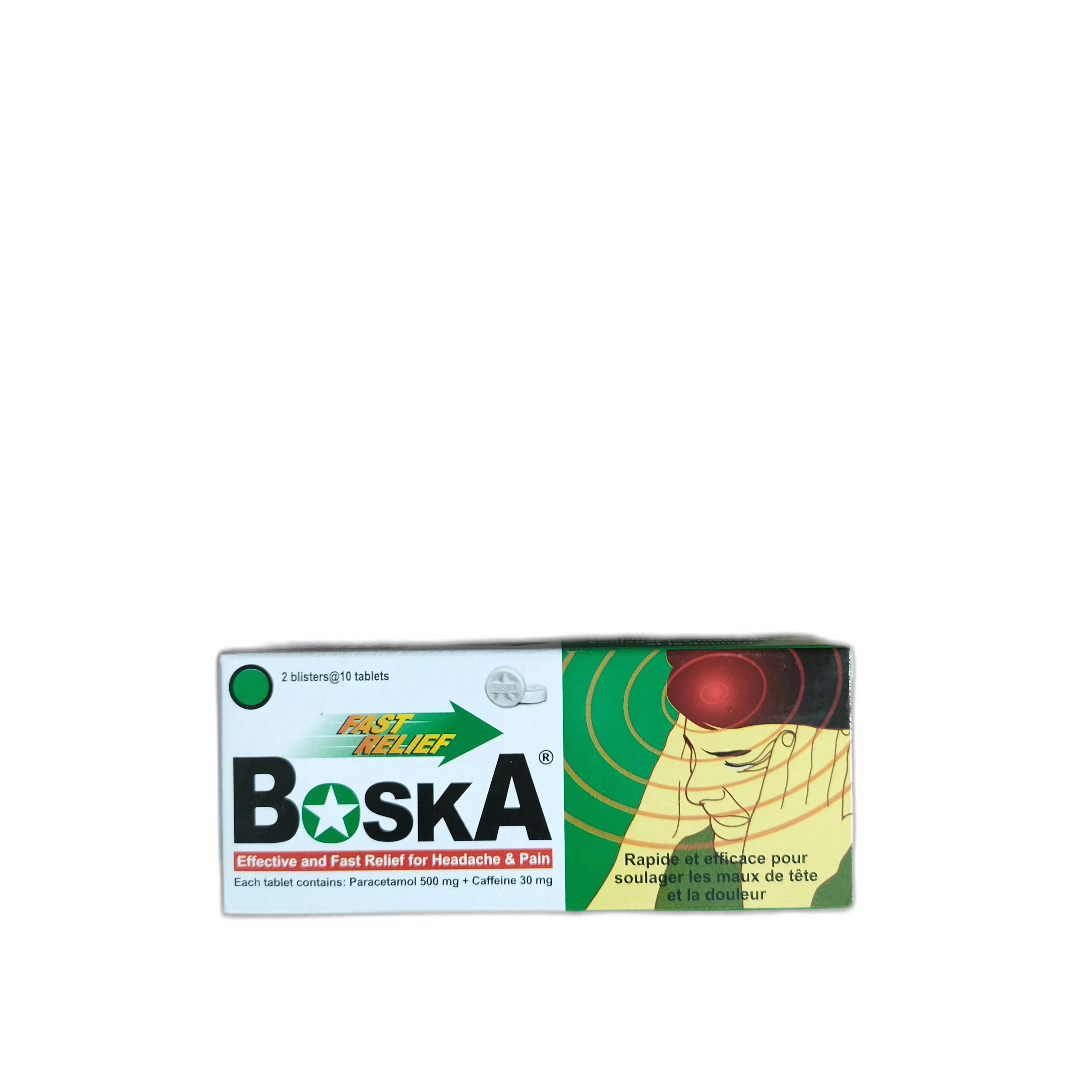 BoskA 500 mg / 30 mg - ឱសថស្ថាន សិរីមង្គលថ្មី