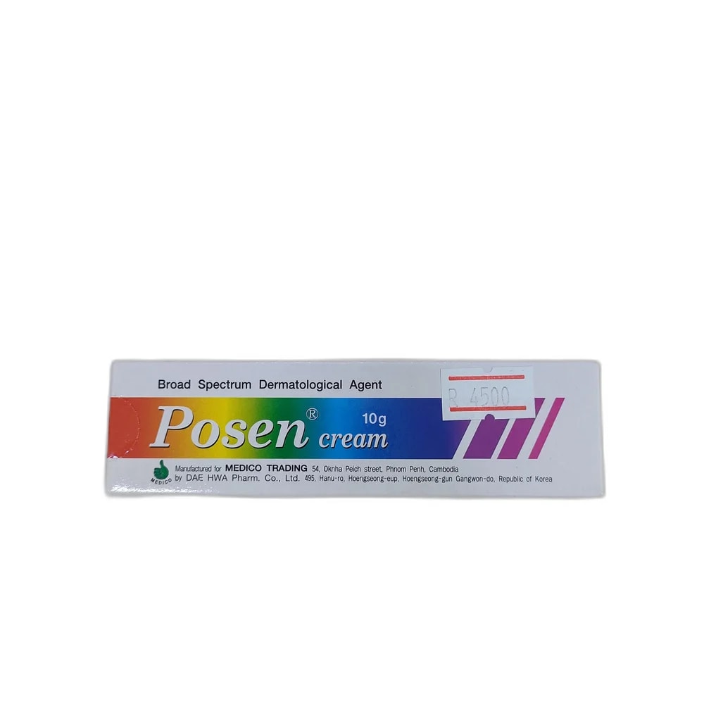 Posen 0.64 mg / 10 mg / 1 mg per g - Depot de Pharmacie B Rotha