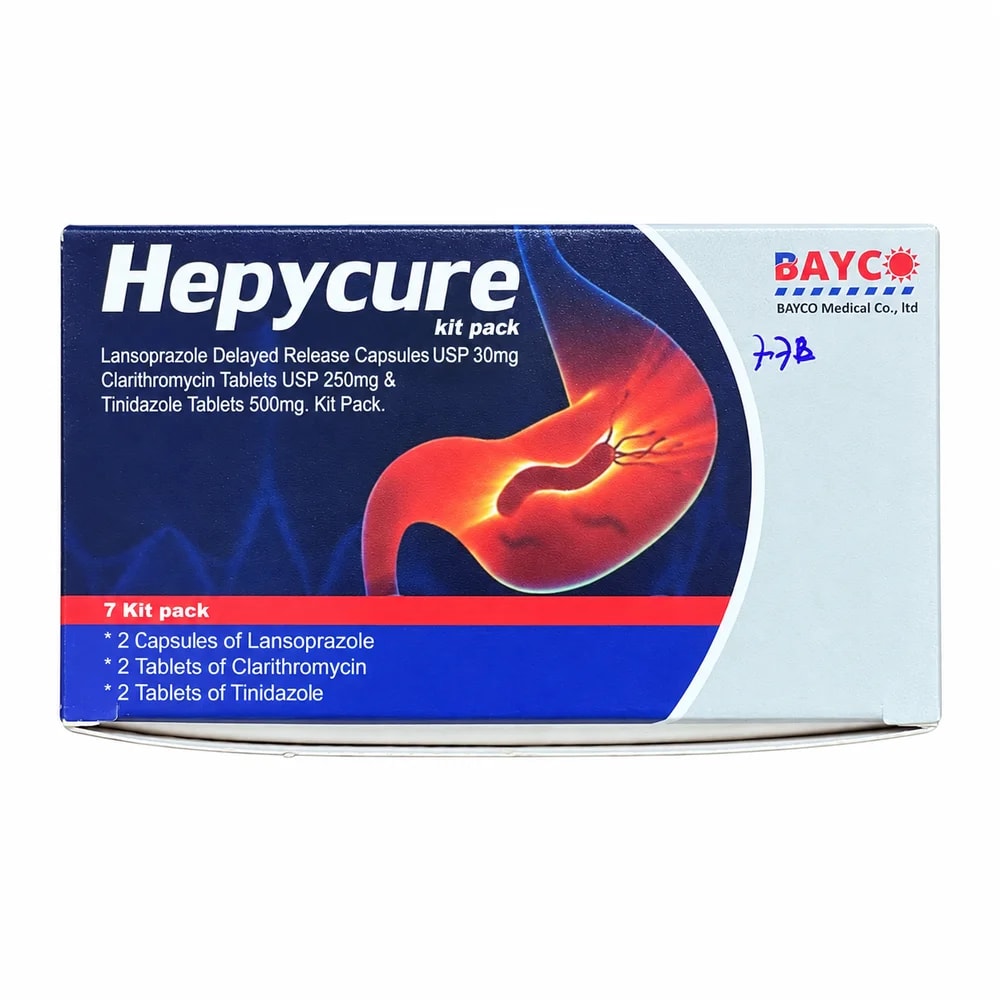 Hepycure 30 mg / 250 mg / 500 mg combination kit - PHARMCY ARUN REAS