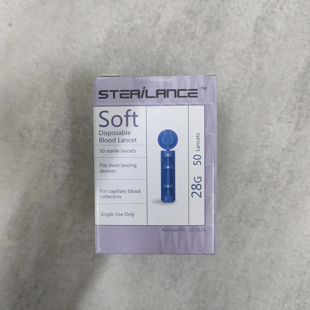 Sterilance Soft Disposable Blood Lancet 28G - Depot De Pharmacie "A" Kim Houy