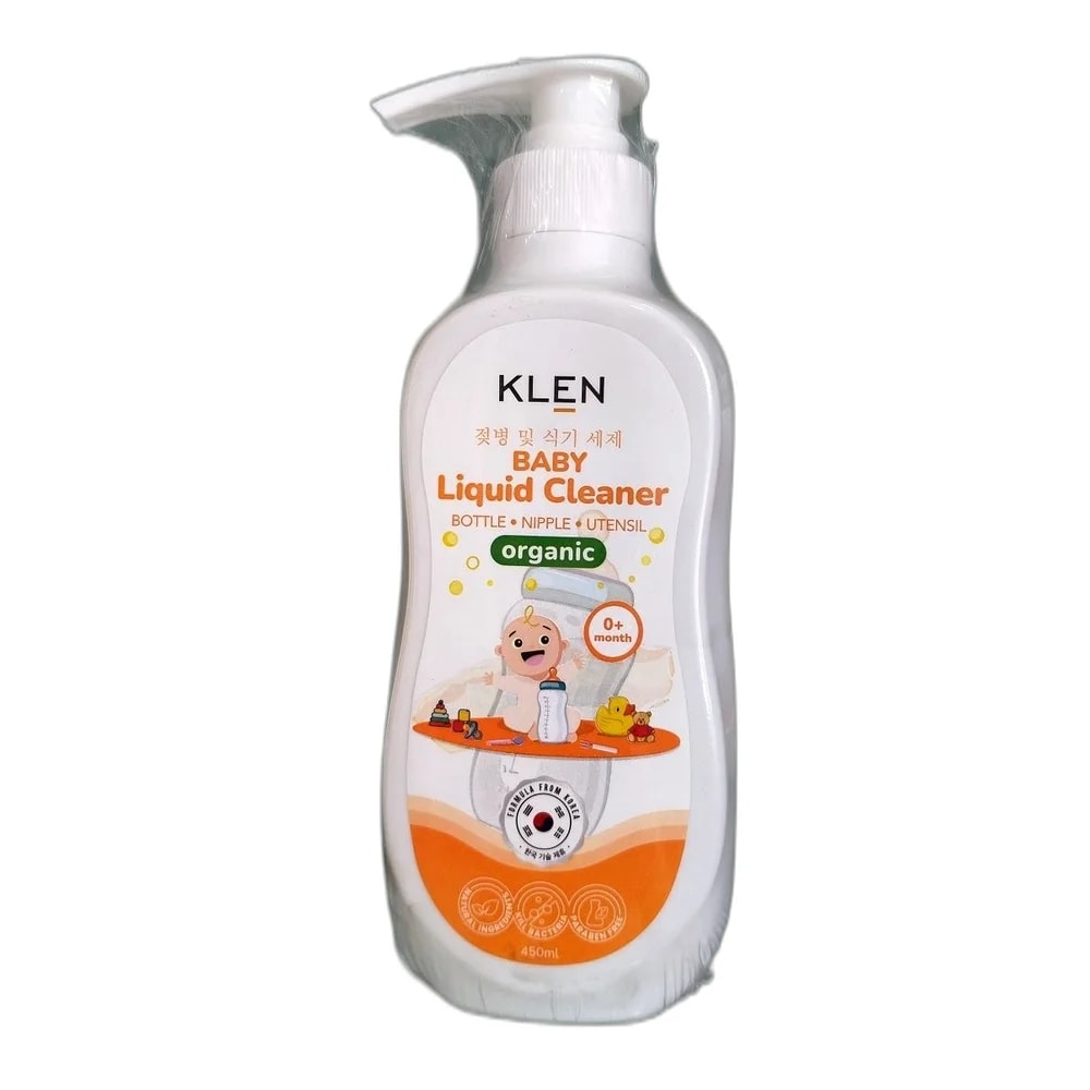 KLEN Baby Bottle Liquid Cleaner 450 mL - ឱសថស្ថាន សុខលាភ