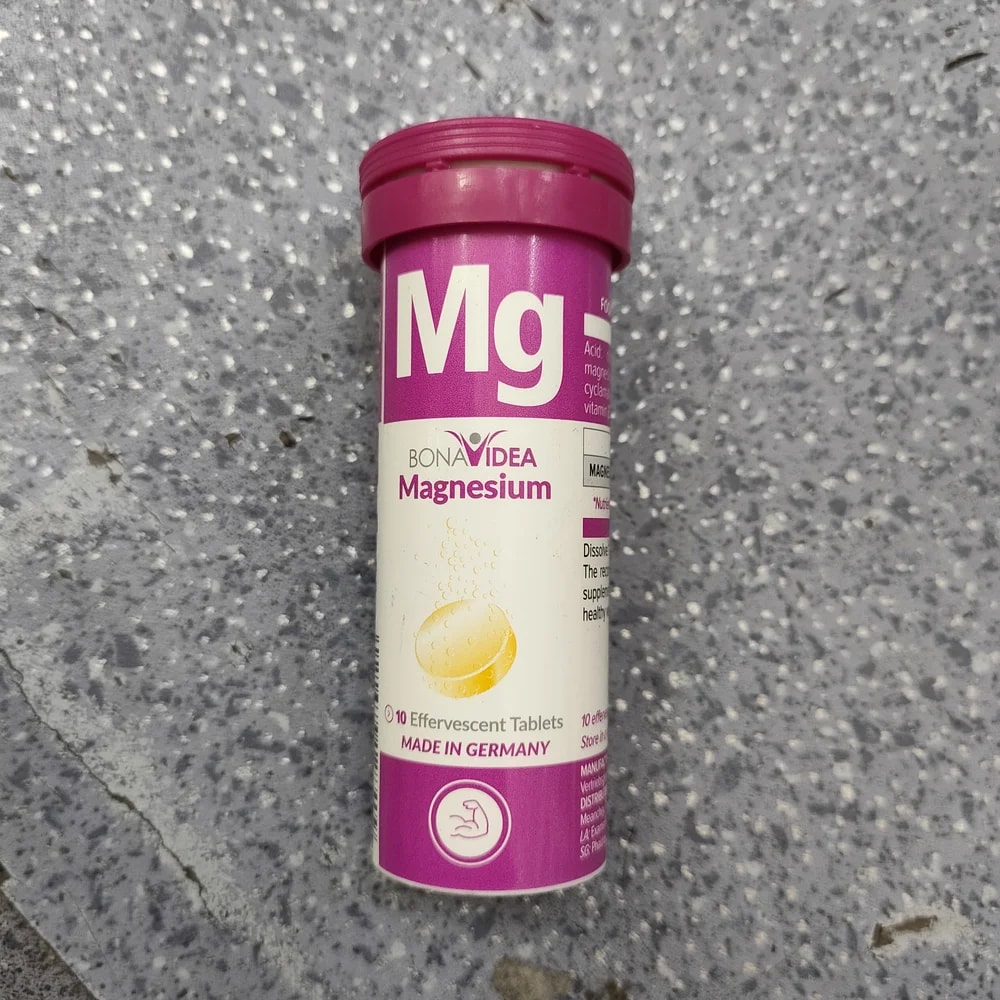 Bonavidea Magnesium Effervescent 10 effervescent tablets per tube, with magnesium - Depot De Pharmacie "A" Kim Houy