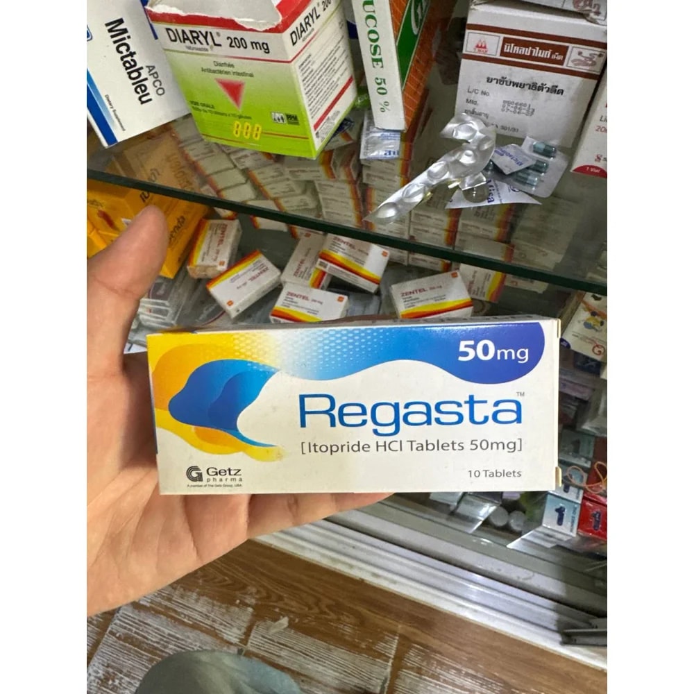 Regasta Itopride hydrochloride 50 mg tablets - Kim Yi
