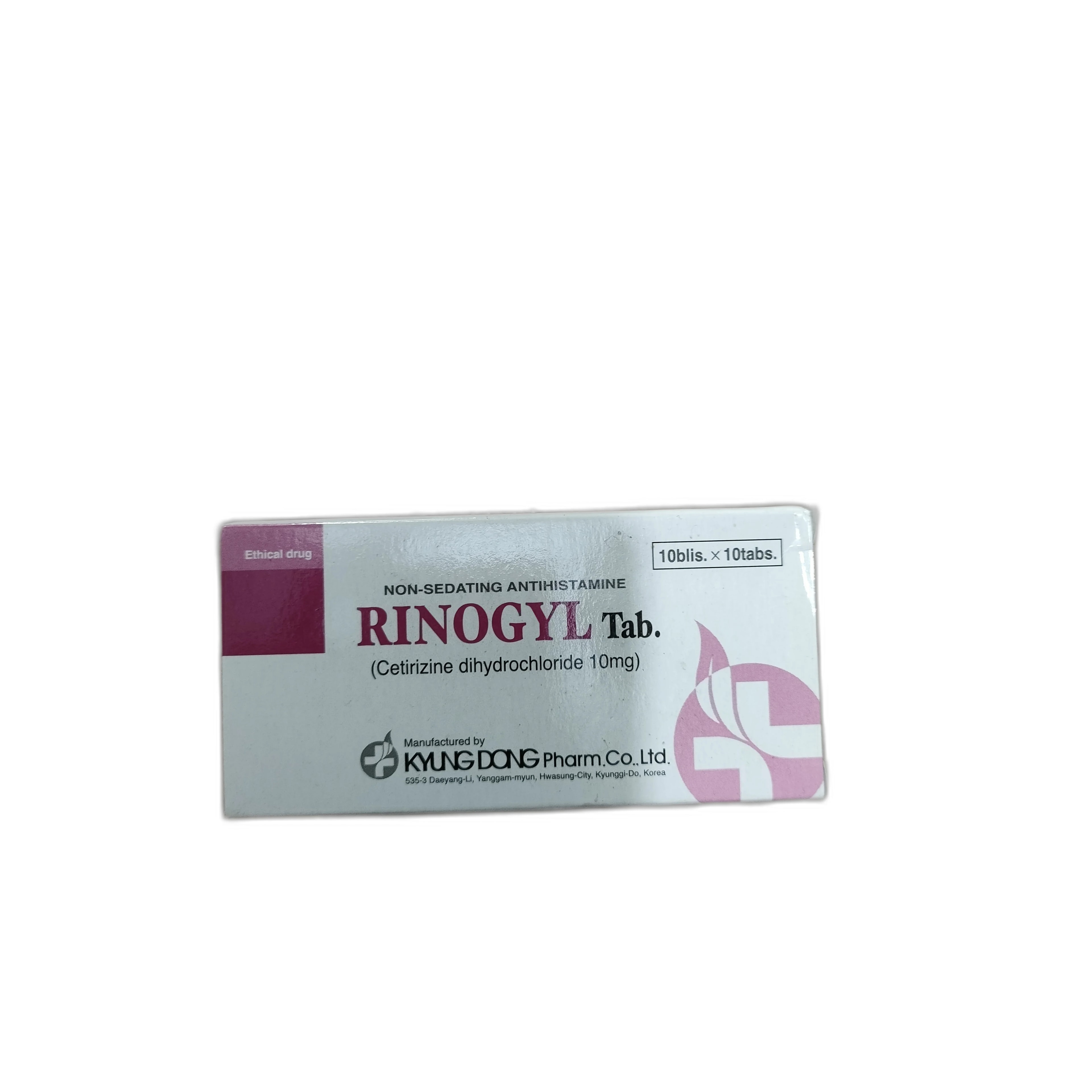 Rinogyl 10mg - ឱសថស្ថាន សិរីមង្គលថ្មី