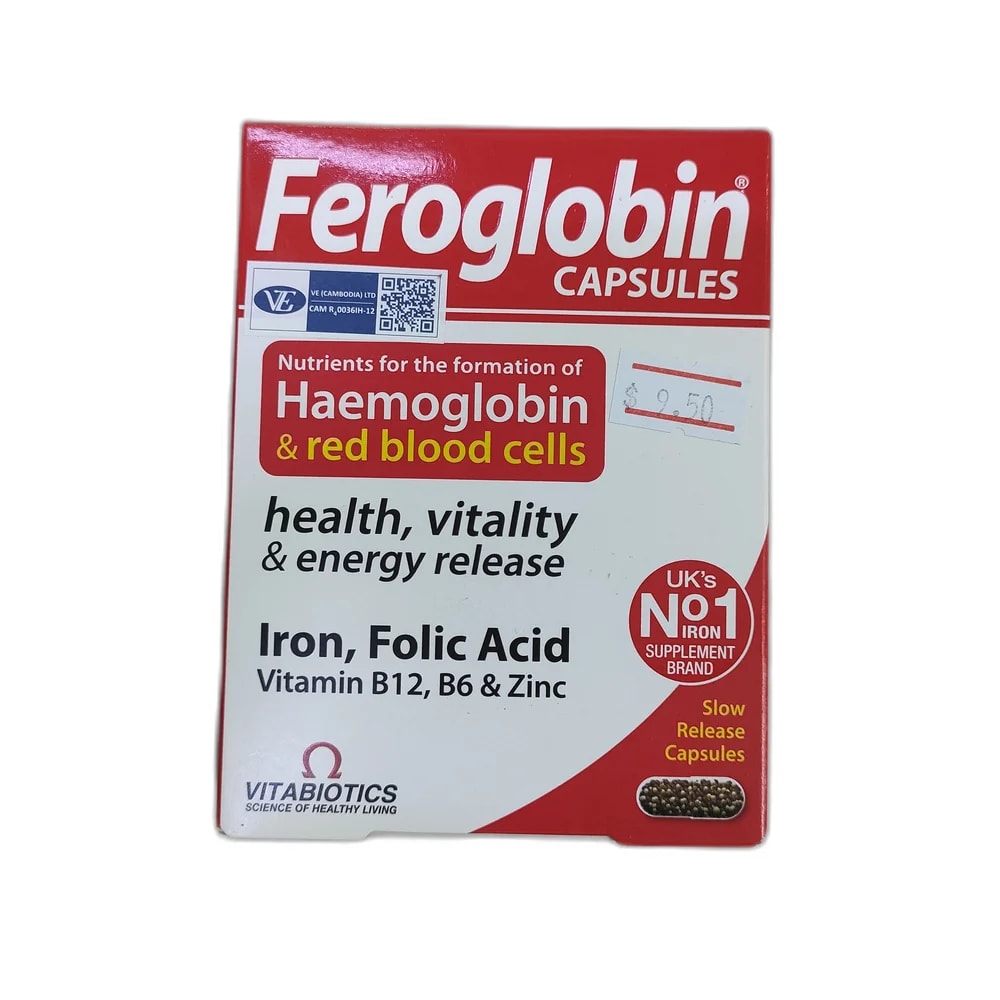 Feroglobin 24 mg - Depot de Pharmacie B Rotha