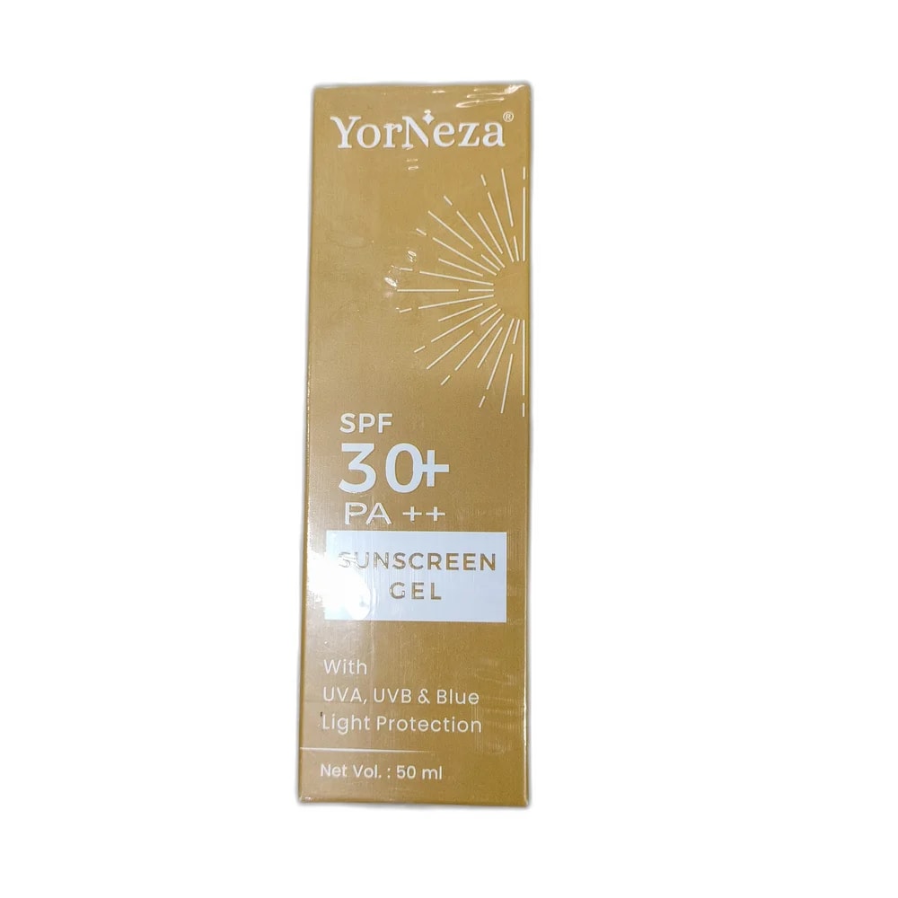 YorNeza Sunscreen Gel SPF 30+ 50 mL - Depot de Pharmacie B Rotha