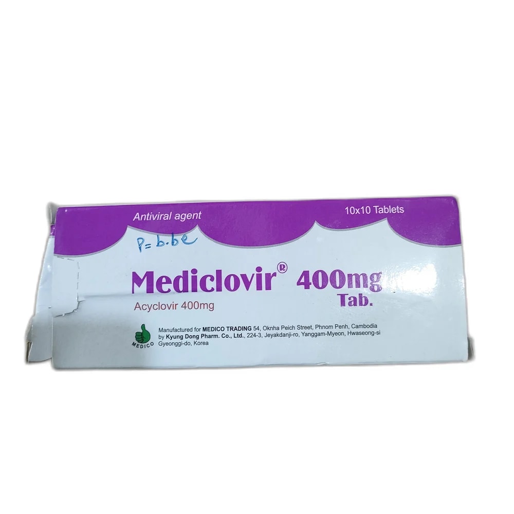 Mediclovir 400 mg - Reachvong Pharmacy