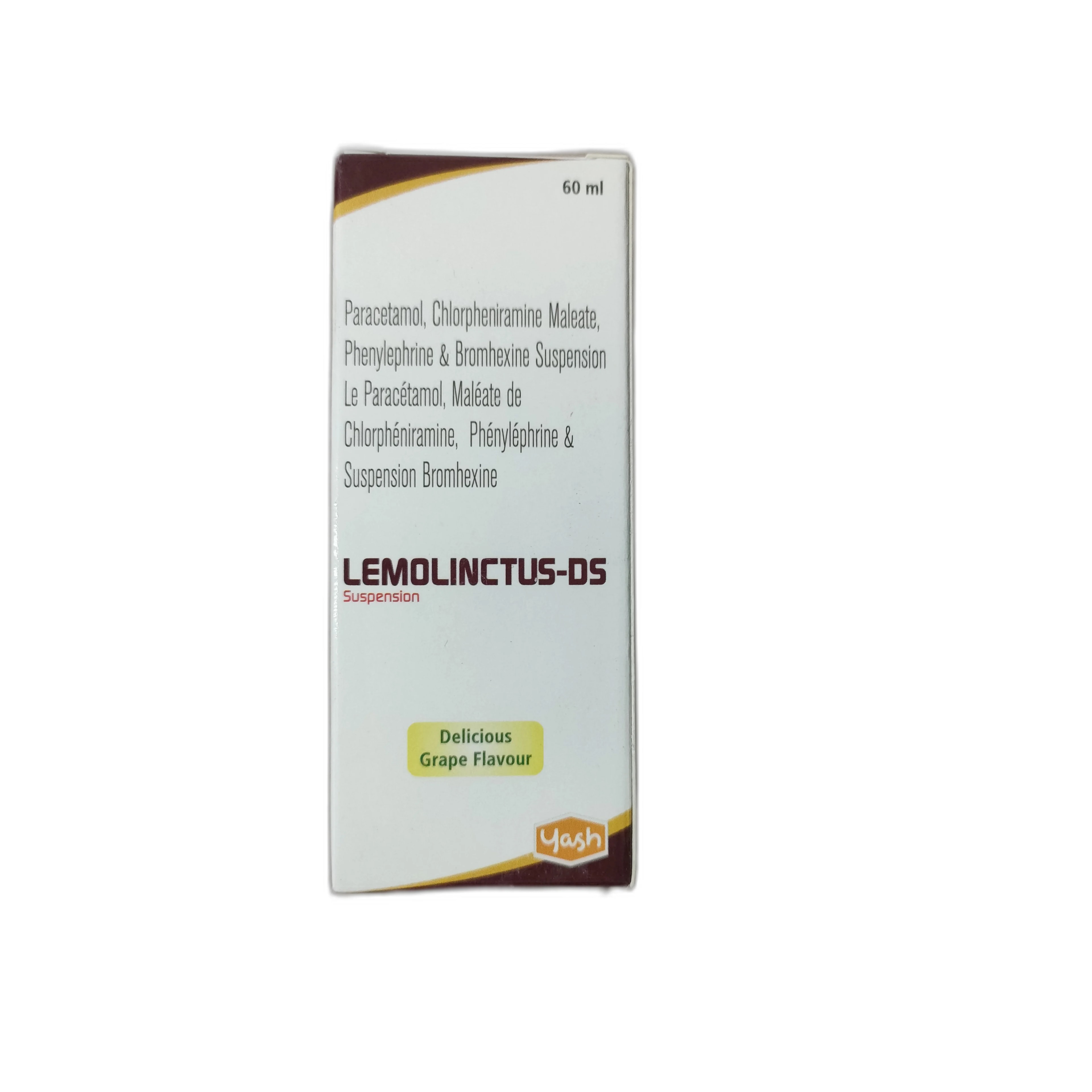Lemolinctus-DS 250mg/2.5mg/1.25mg/4mg per 5ml - ឱសថស្ថាន សិរីមង្គលថ្មី