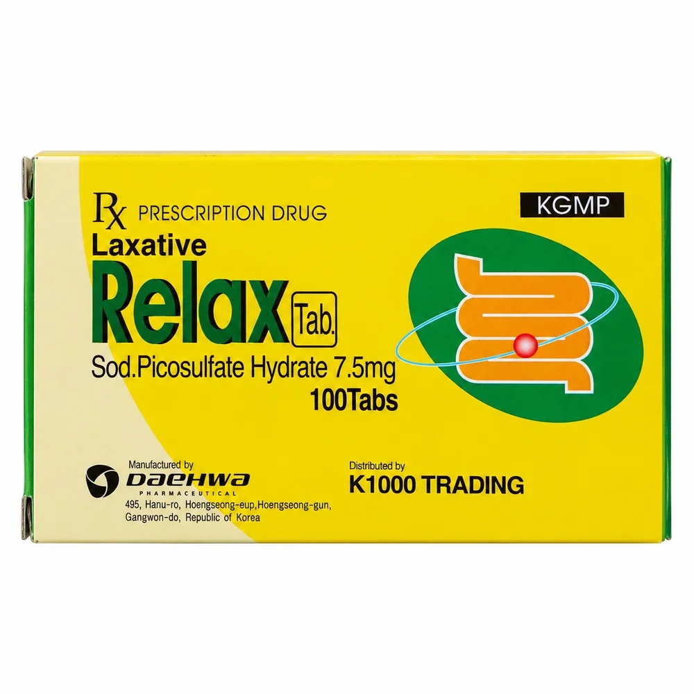 Relax Tab Sodium picosulfate hydrate 7.5 mg - Reachiny Pharmacy