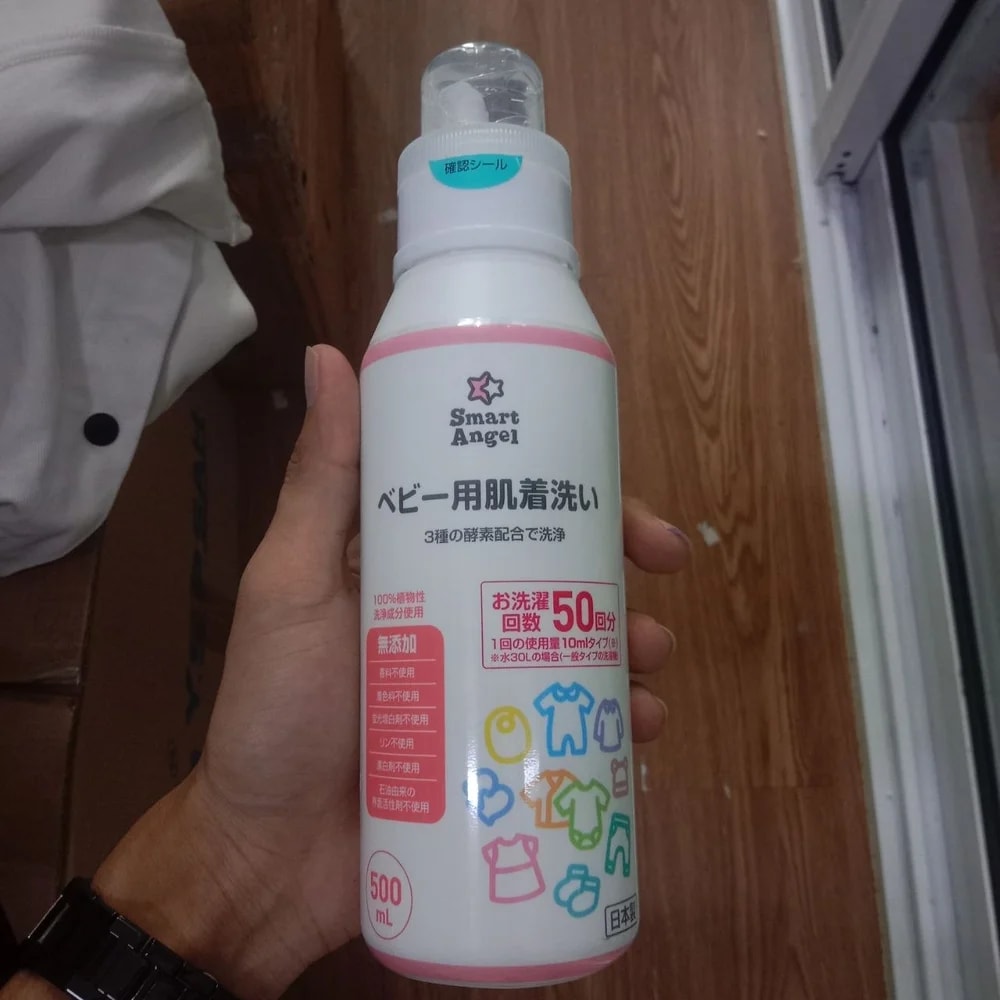 Smart Angel Baby Fabric Liquid Detergent, 500 mL - Kim Yi