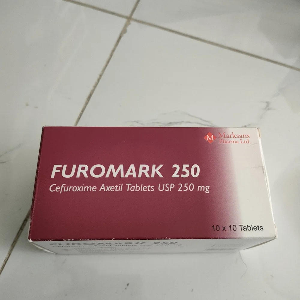 Furomark 250 Cefuroxime Axetil Tablets USP 250mg, 10x10 (100 tablets) - PHARMACY PONLEU AOSOT