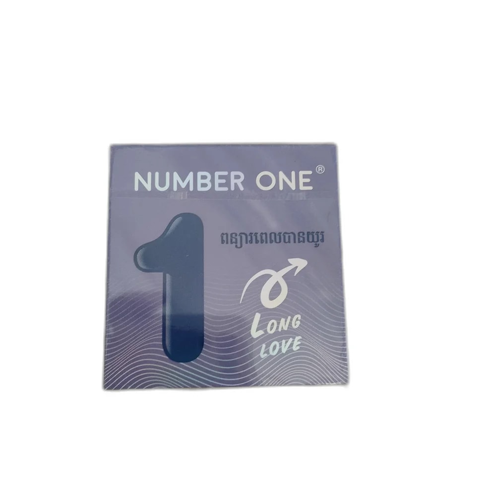 Number One Long Love Condoms 49 ± 2 mm; benzocaine 5% - SUKHA PHARMACY