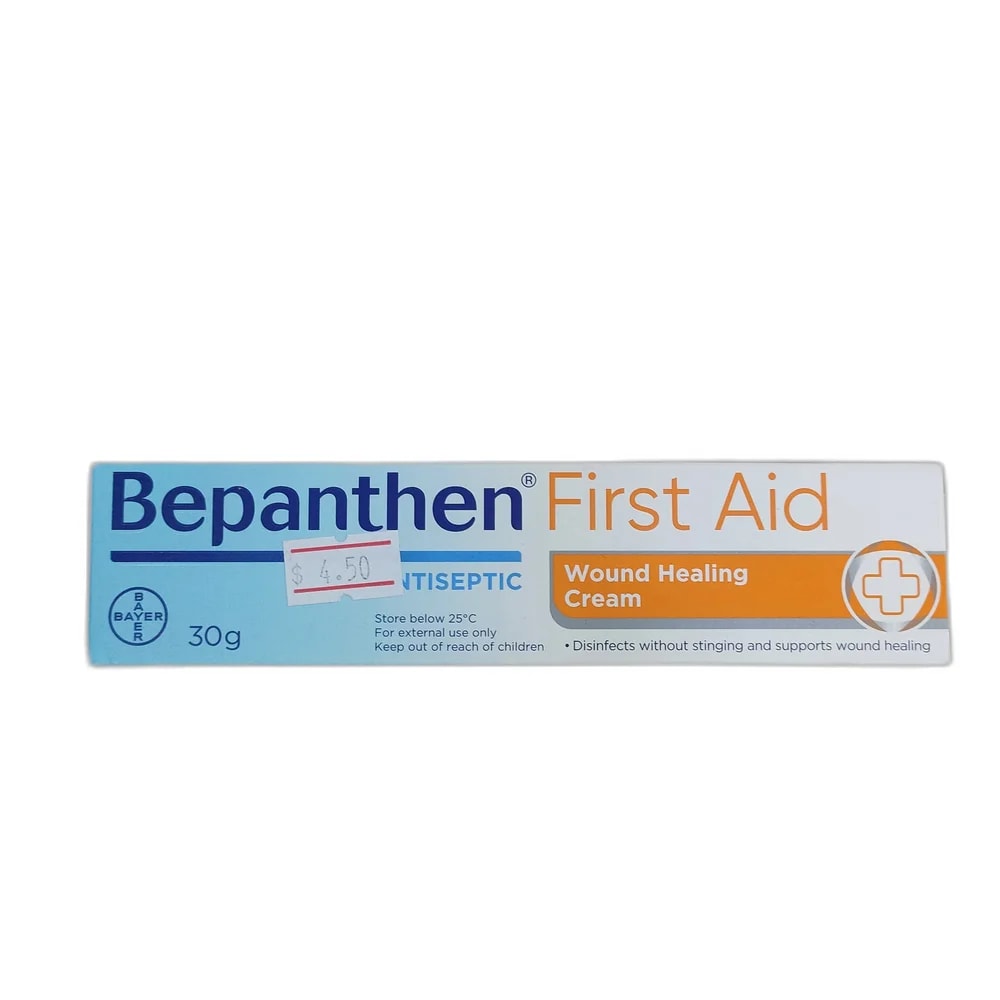 Bepanthen First Aid Dexpanthenol 50 mg/g + Chlorhexidine dihydrochloride 5 mg/g - Depot de Pharmacie B Rotha