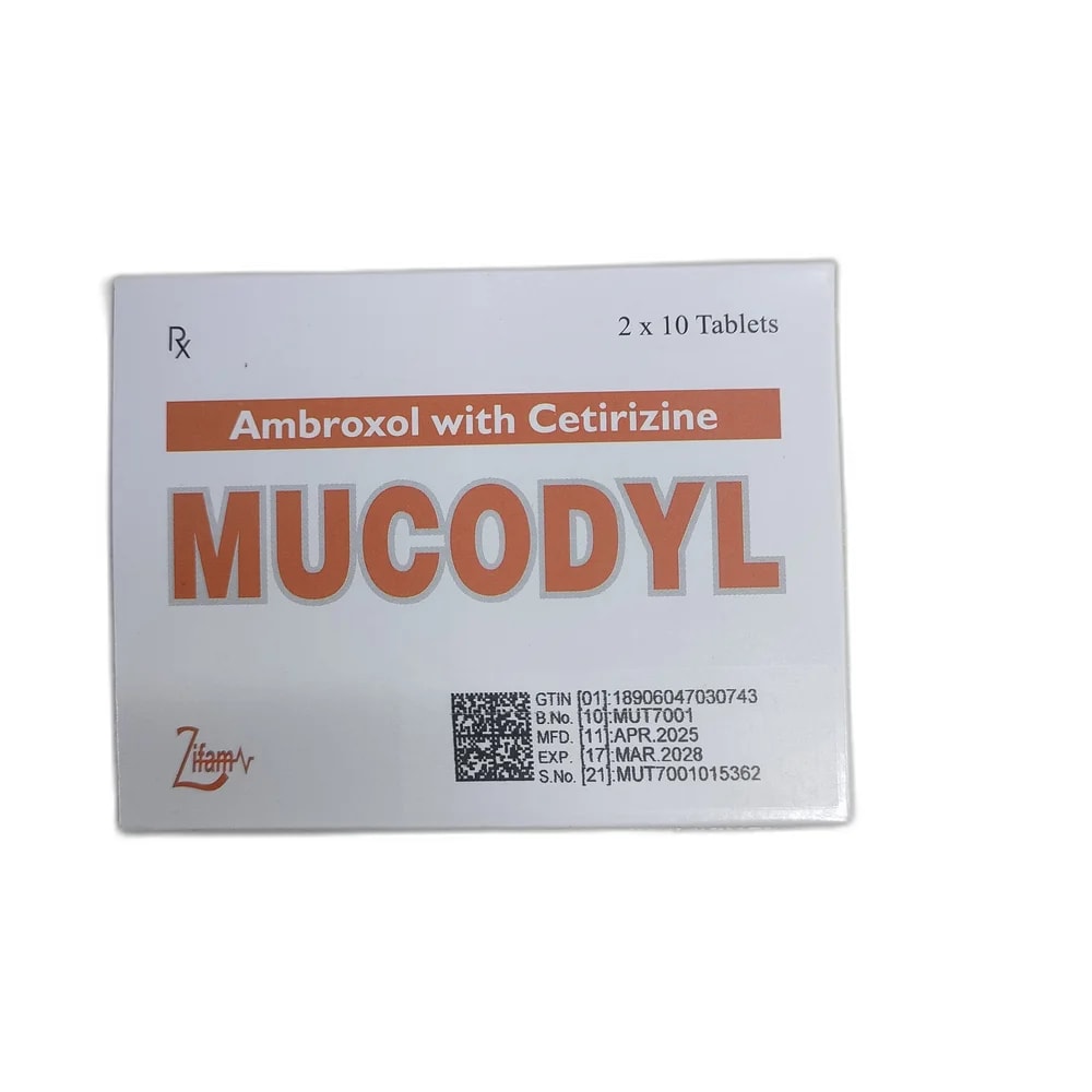 Mucodyl 5 mg / 60 mg - Depot de Pharmacie B Rotha