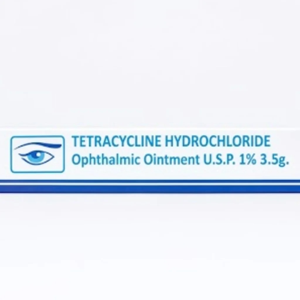 Tetracycline HCl Ophthalmic Ointment 1% 3.5g - ឱសថស្ថាន សុខលាភ
