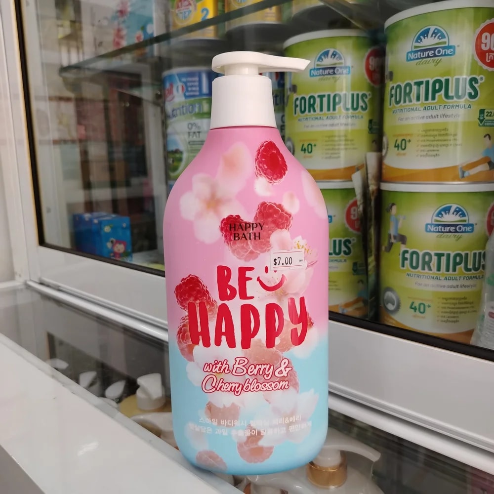 Happy Bath Be Happy Berry & Cherry Blossom fragrance, 900 g - Reachiny Pharmacy