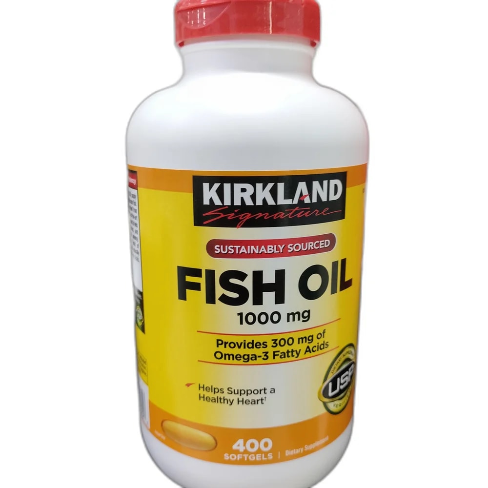 Kirkland Signature Fish Oil 1000 mg Fish oil 1000 mg per softgel - Depot de Pharmacie B Rotha