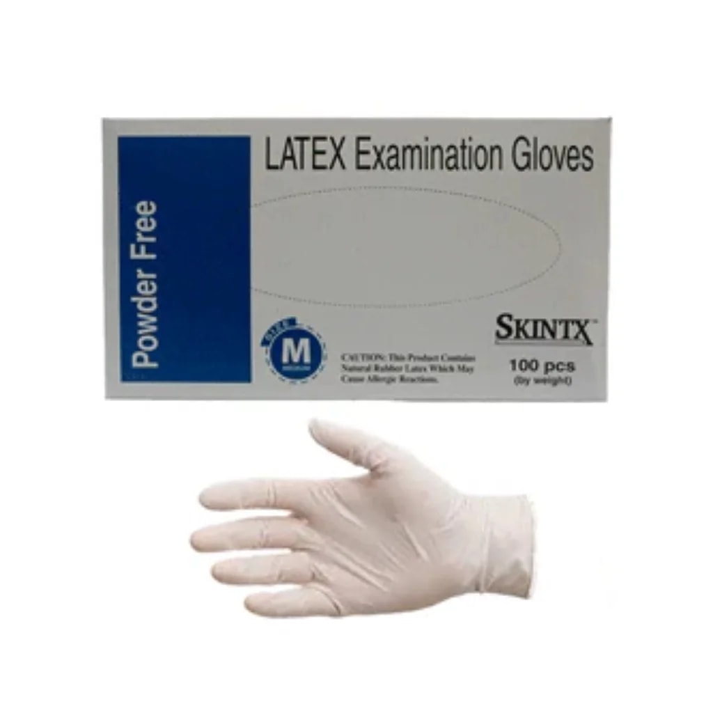 SkinG Latex Examination Gloves Medium - ឱសថស្ថាន សុខលាភ