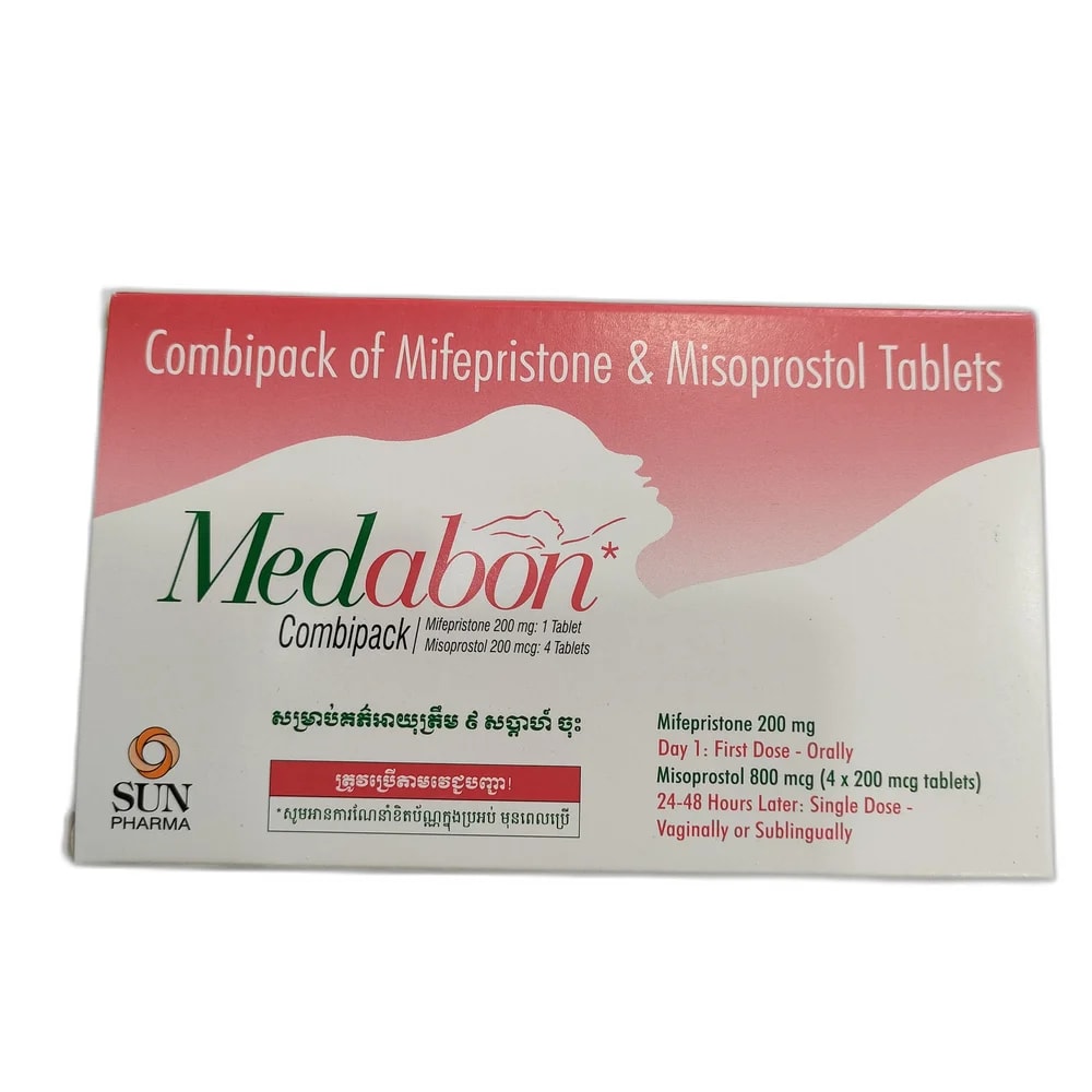 Medabon Mifepristone 200 mg / Misoprostol 200 mcg - Reachvong Pharmacy
