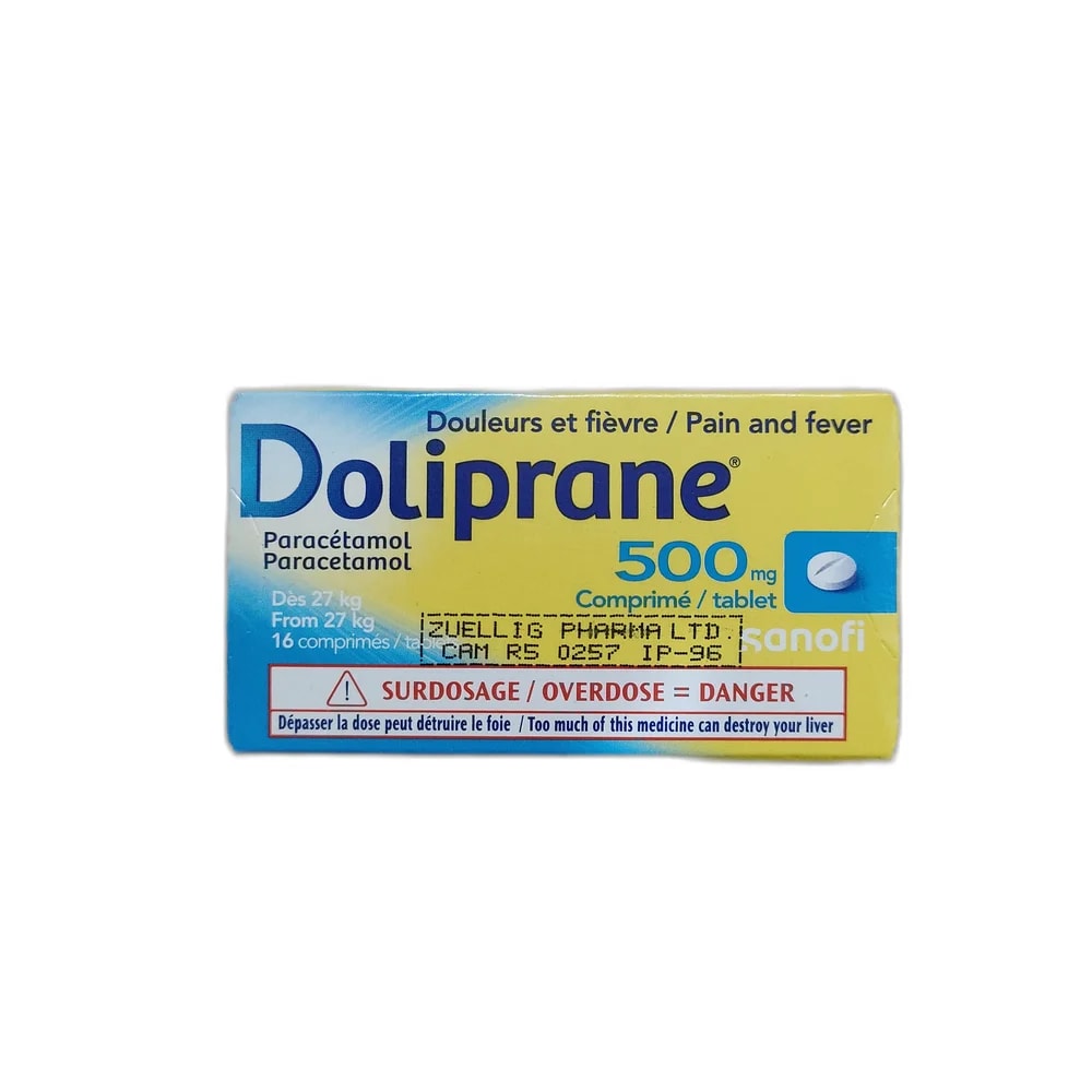 Doliprane 500 mg - PHARMCARE PHARMACY