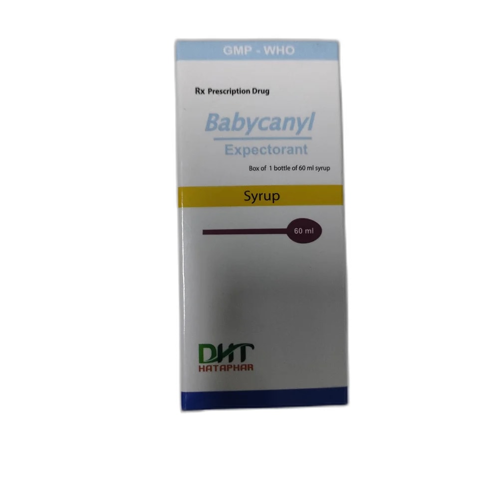 Babycanyl Terbutaline sulfate 1.5 mg + Guaifenesin 66.5 mg per 5 ml - PHARMACIE PORNLEU PICH