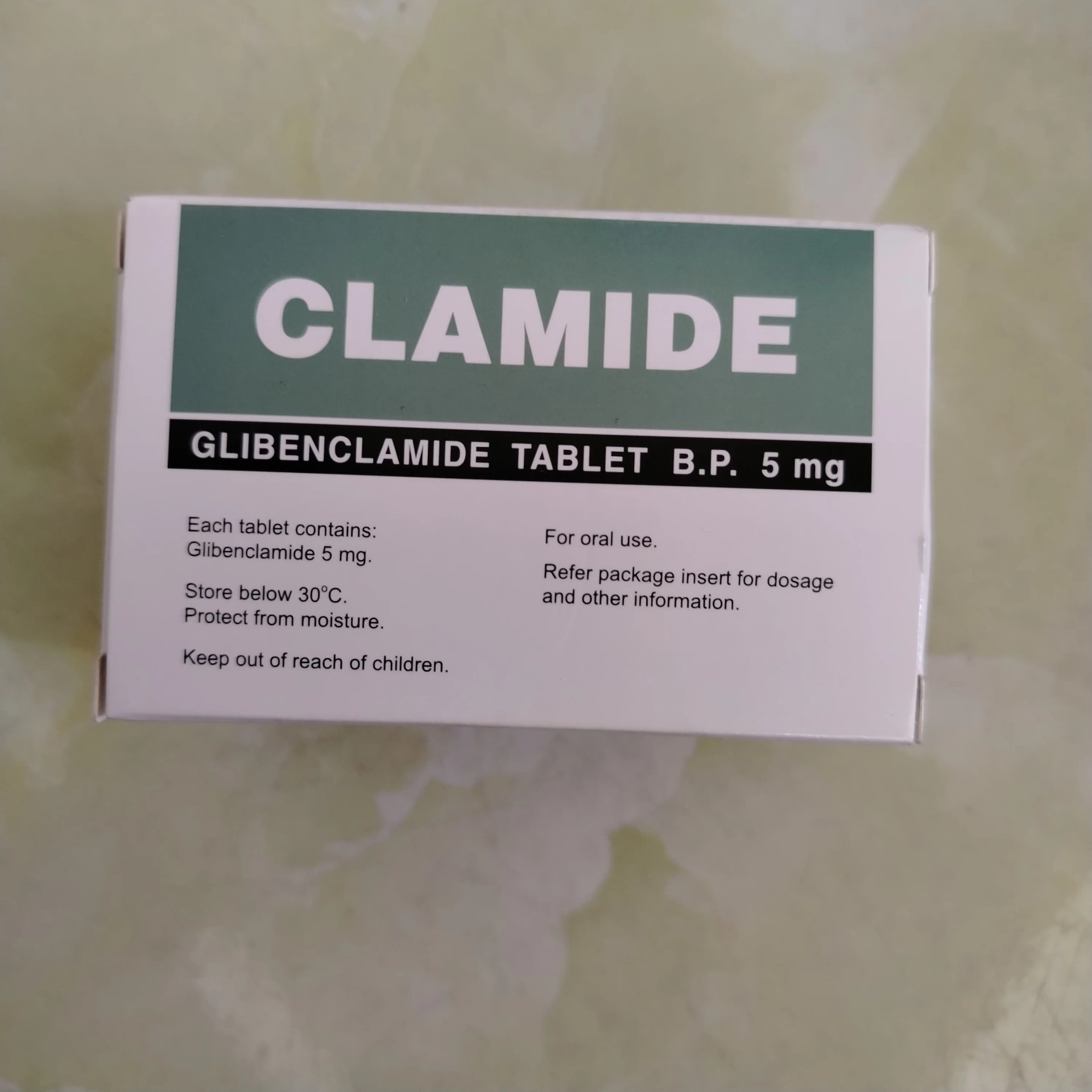 Clamide 5 mg - Phal Cham Rouen