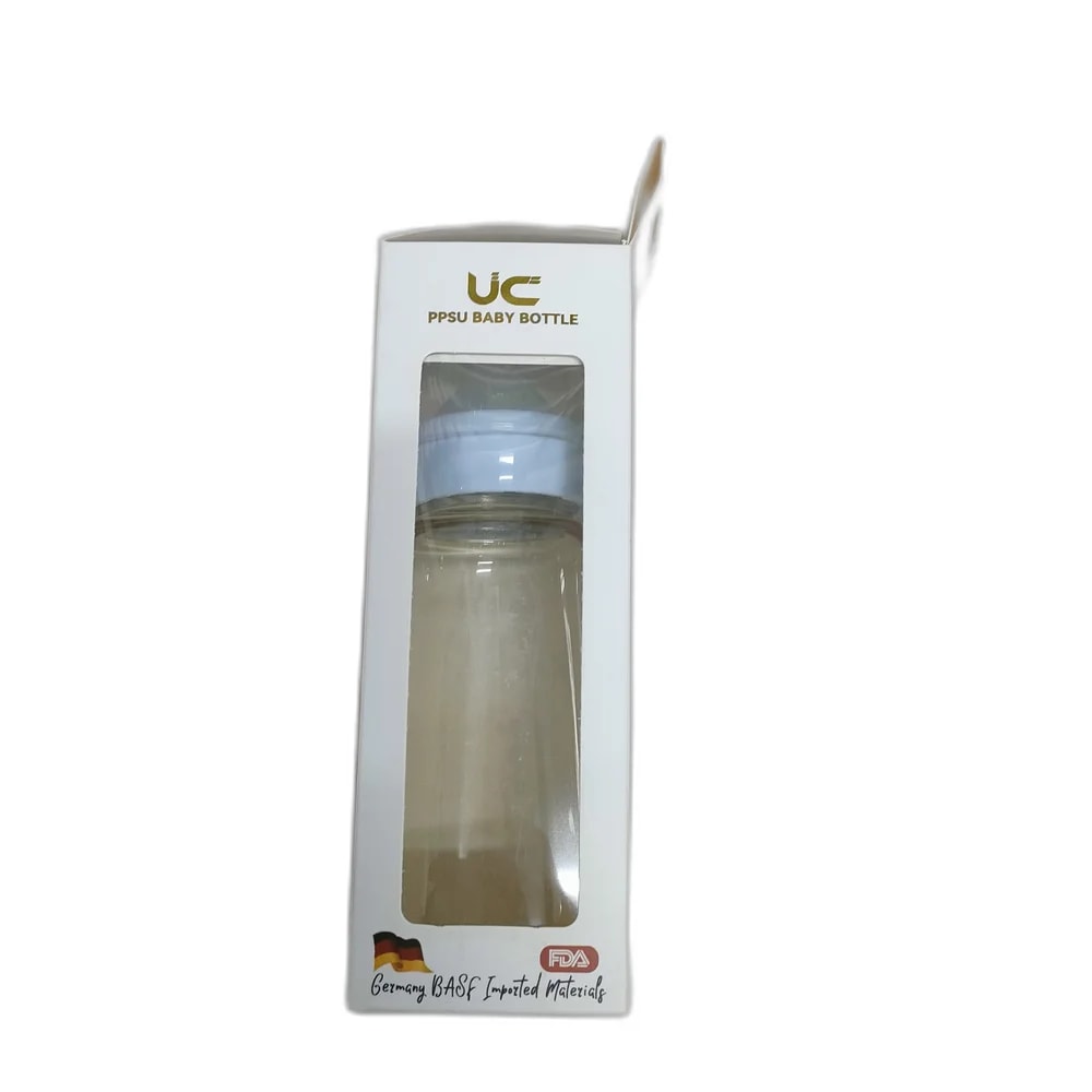 UC PPSU Baby Bottle 160 mL / 5 oz, medium-flow nipple, 3–6 months, model UC516 - Depot de Pharmacie B Rotha
