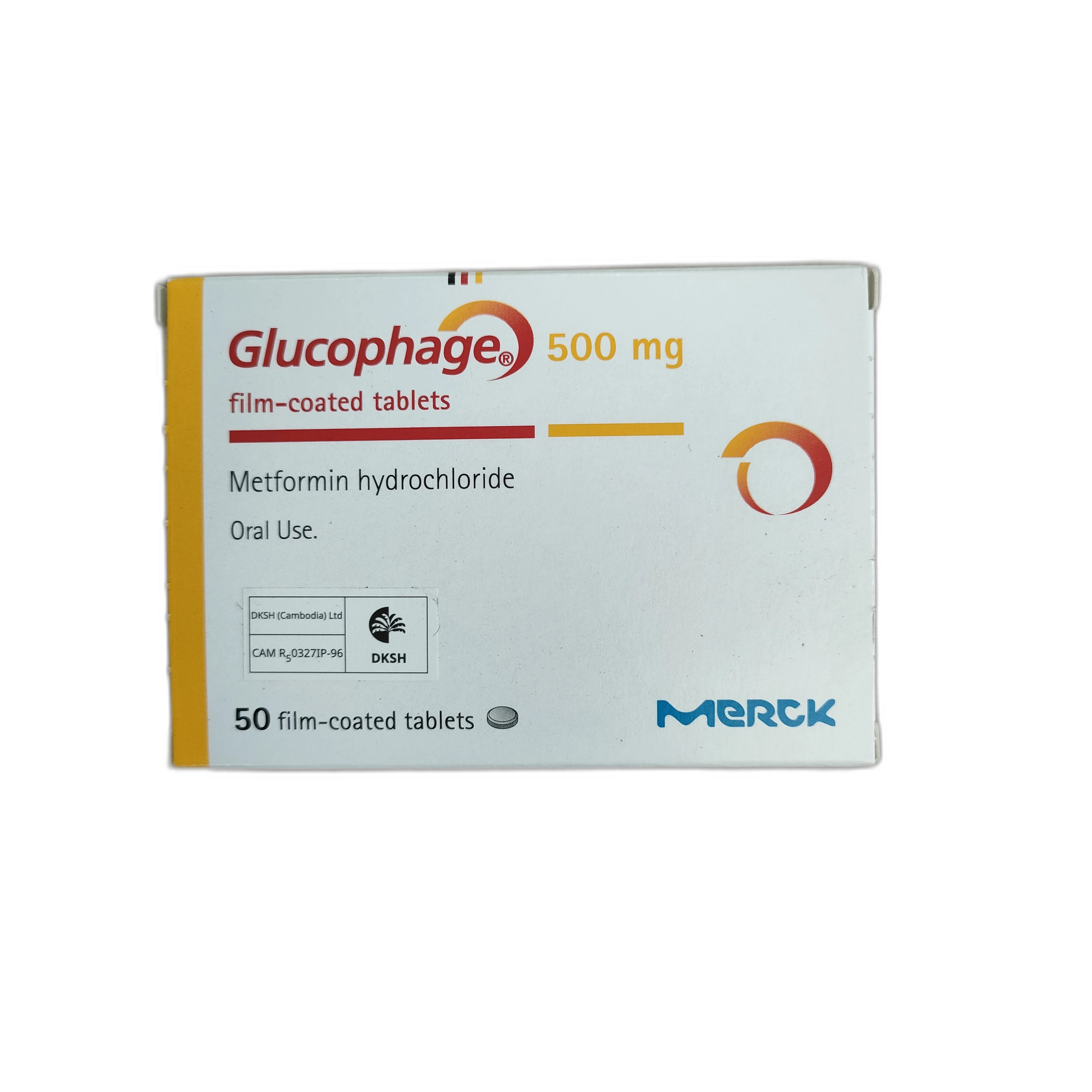Glucophage 500mg - ឱសថស្ថាន សិរីមង្គលថ្មី