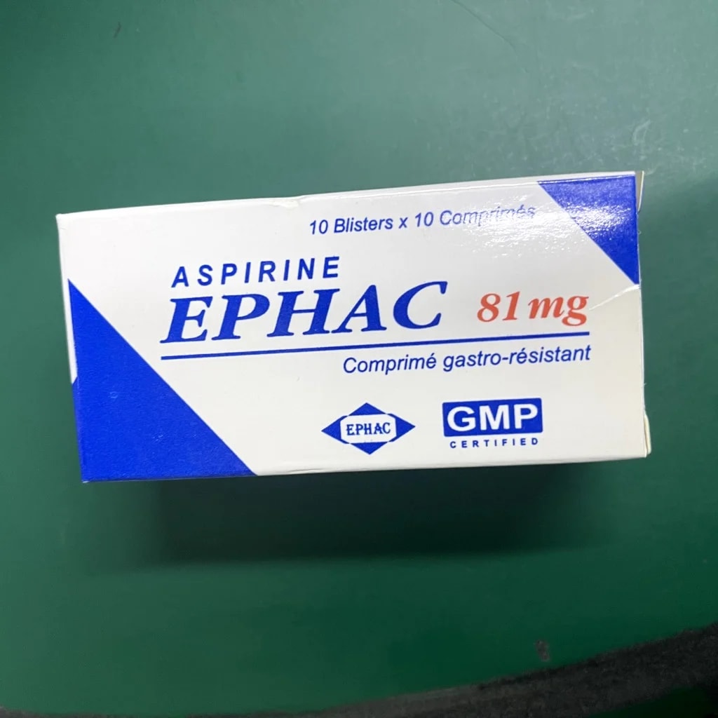 Aspirine Ephac 81mg - Pharmacy Rotha 2