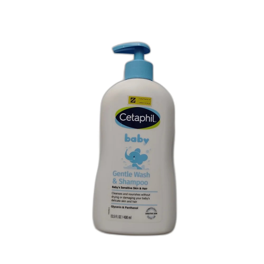 Cetaphil Baby Gentle Wash & Shampoo 400 mL - PHARMACIE RATANAK