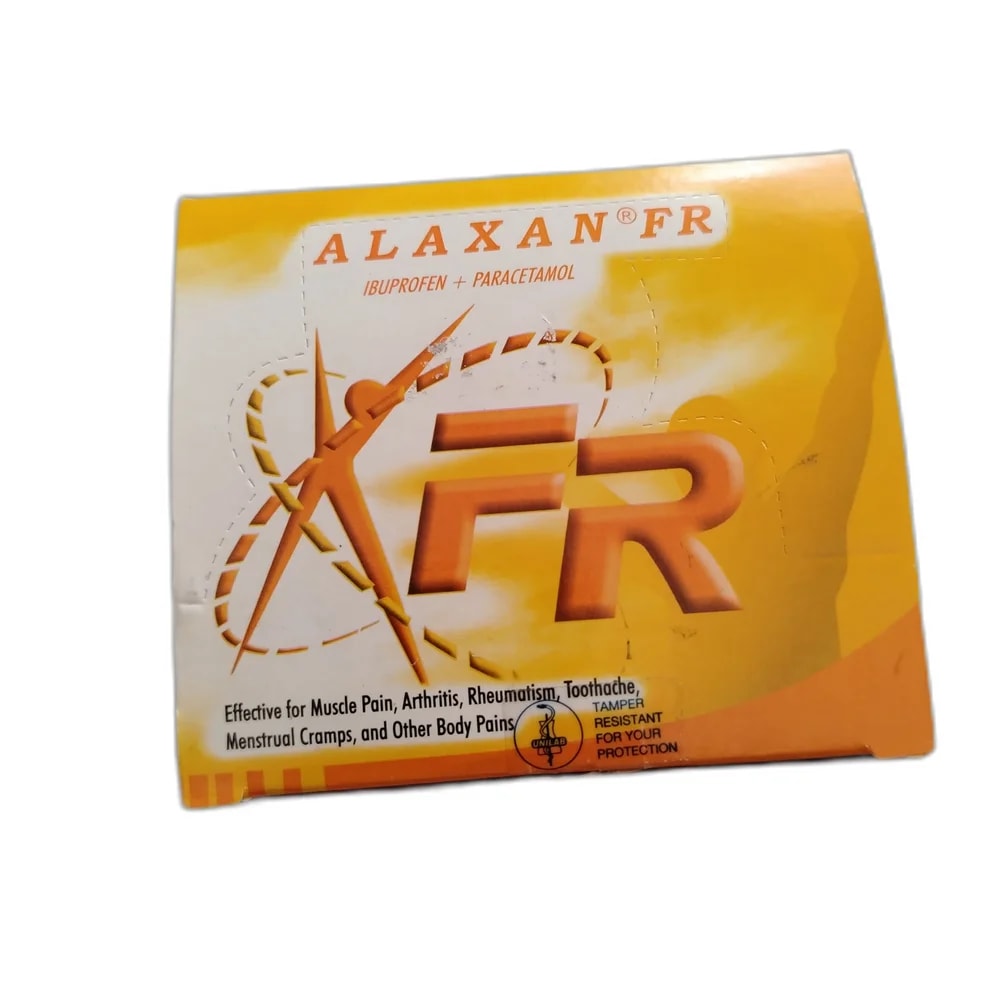 Alaxan FR 200 mg / 325 mg - Oudom Puthik Pharmacy