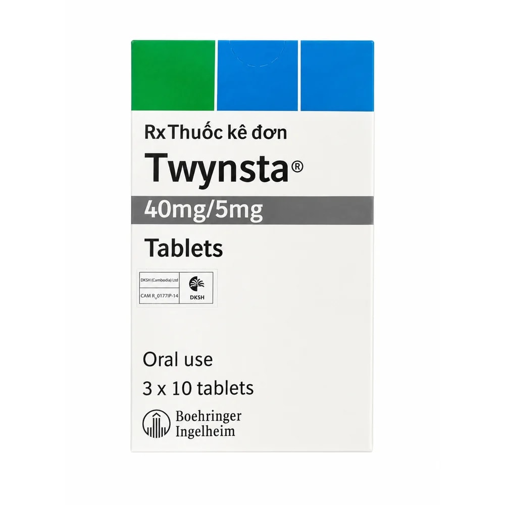 Twynsta Telmisartan 40 mg and amlodipine 5 mg, 30 tablets - Kim Yi