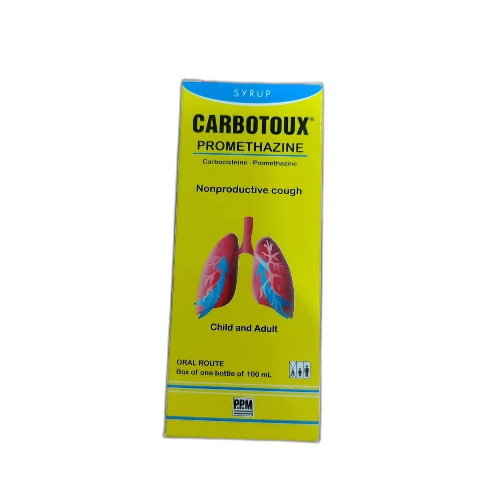 Carbotoux 100 mg / 2.5 mg per 5 ml - PHARMA ASSIST PHARMACY