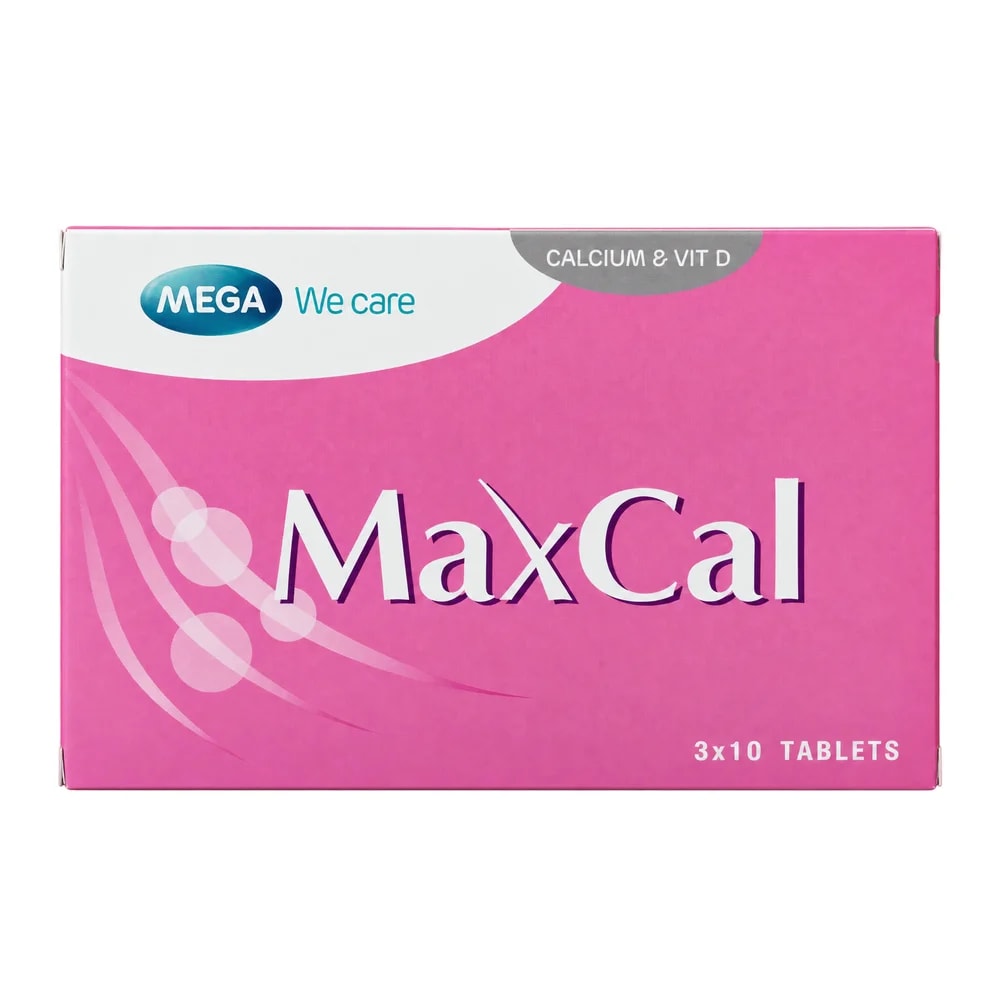 MaxCal Calcium 600 mg + Vitamin D3 200 IU + Magnesium 40 mg + Zinc 7.5 mg + Copper 1 mg + Manganese 1.8 mg + Boron 0.250 mg per tablet - Pharmacy Krech hong