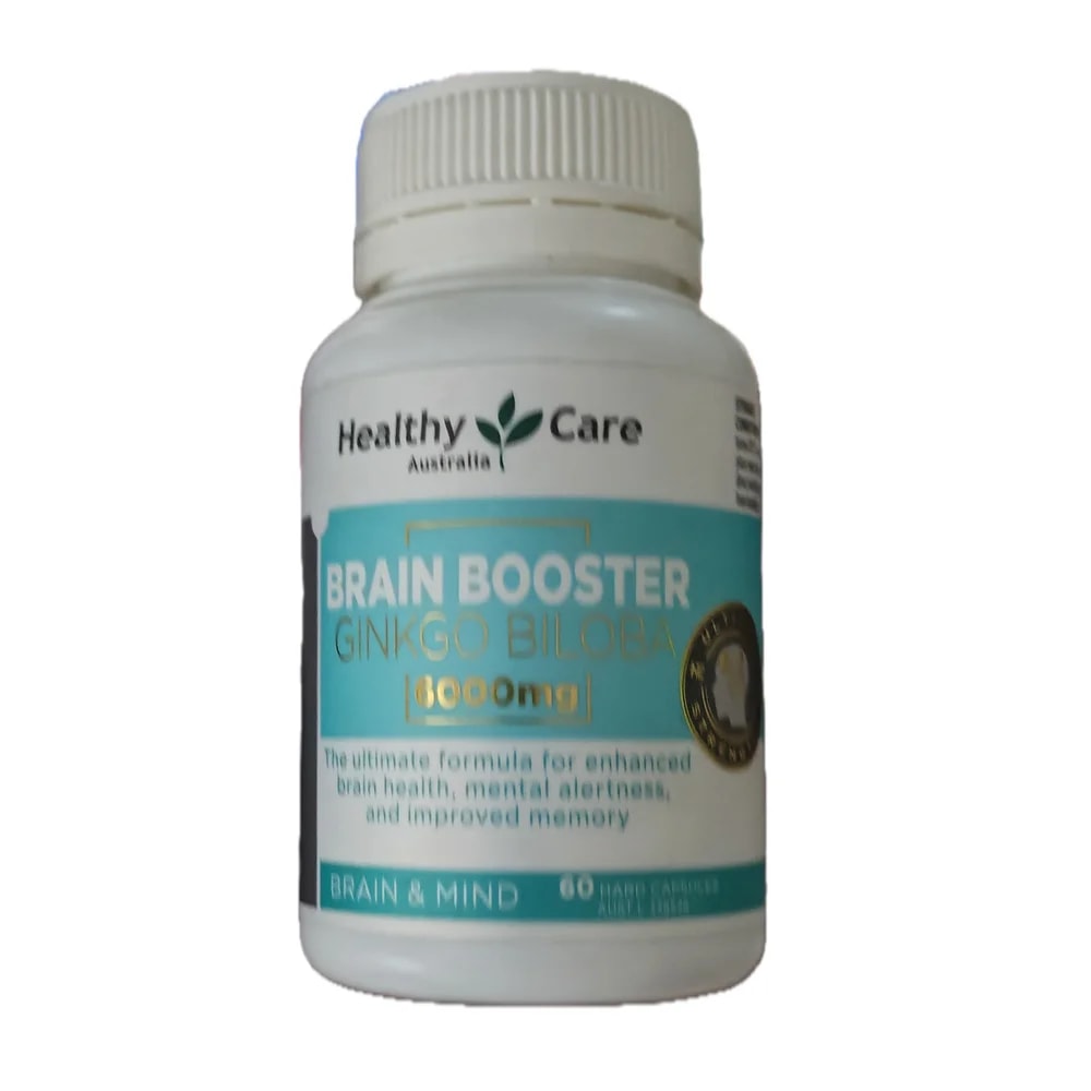 Healthy Care Brain Booster Ginkgo Biloba 6000 mg - Morhachun Pharmacies