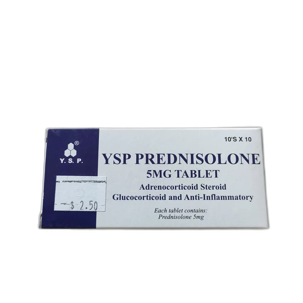 YSP Prednisolone 5 mg Tablet 5 mg - SUKHA PHARMACY