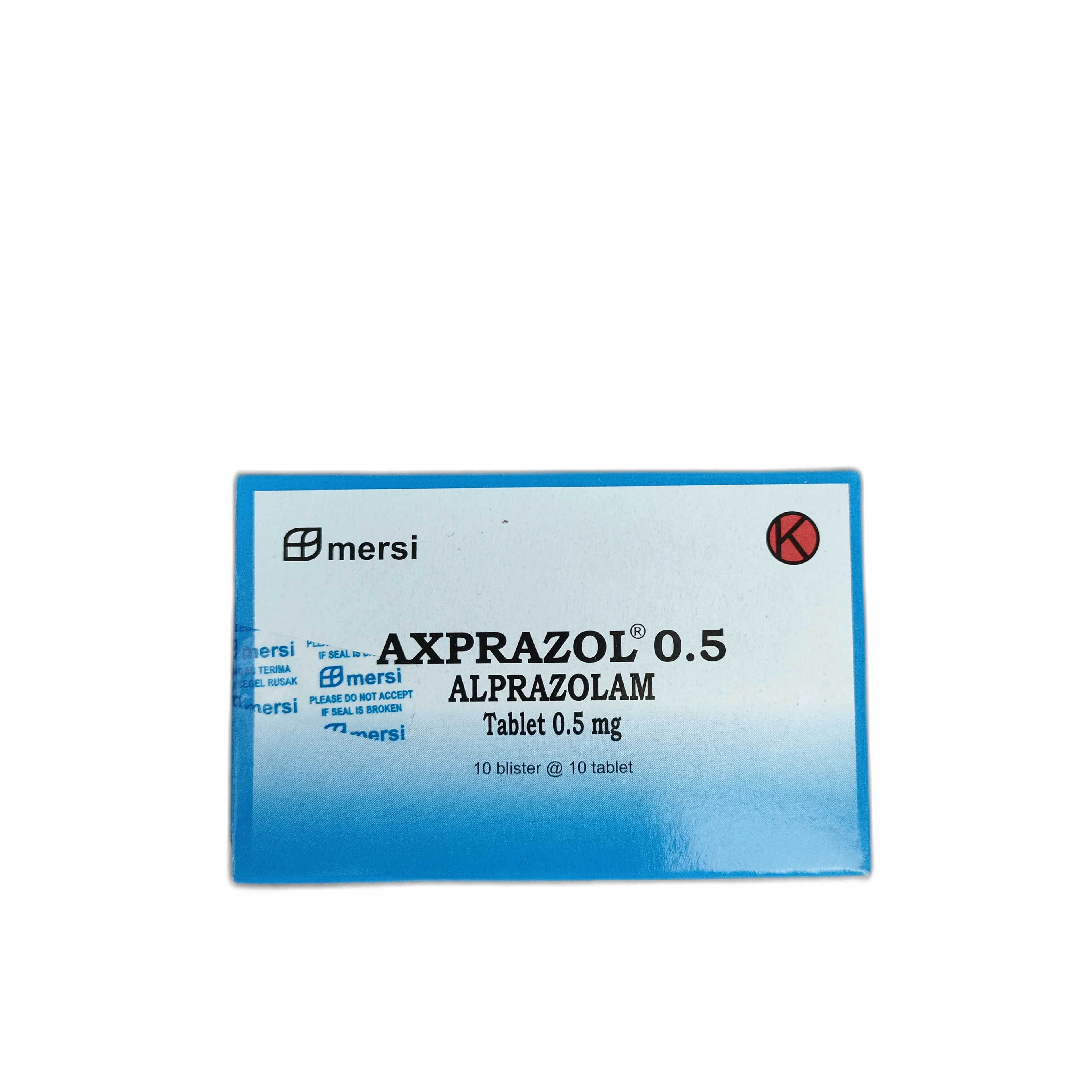 Axprazol 0.5 0.5mg - ឱសថស្ថាន សិរីមង្គលថ្មី