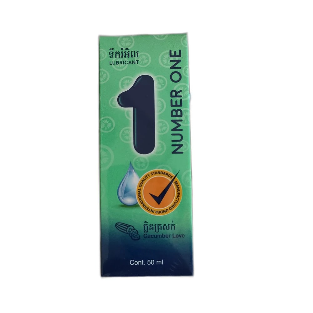 Number One Cucumber Love Personal Lubricant 50 mL, cucumber scent - SUKHA PHARMACY