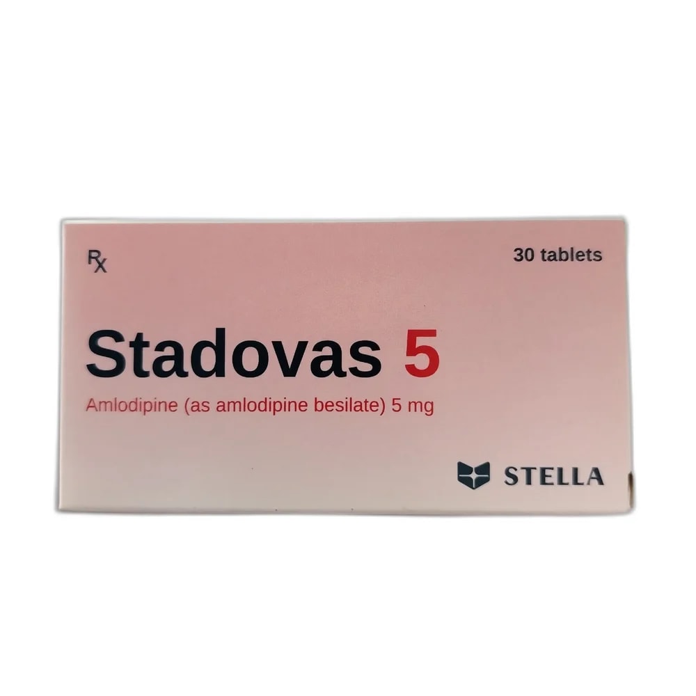 Stadovas 5 Amlodipine 5 mg - Oudom Puthik Pharmacy
