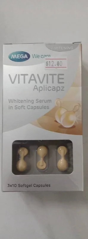 VITAVITE Aplicapz Whitening Serum in Soft Capsules - α±ααααααΆα αα·ααΈαα½ααααΈ105K