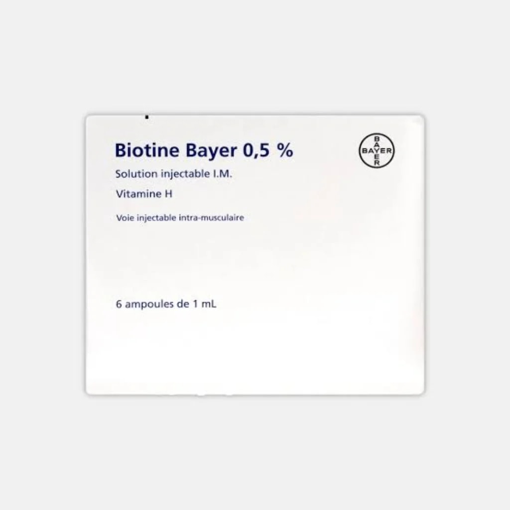 Biotine Bayer 0.5% (5 mg/1 mL) - Depot de Pharmacie B Rotha