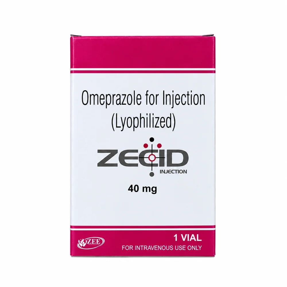 Zecid Injection Omeprazole 40 mg - PHARMCY ARUN REAS