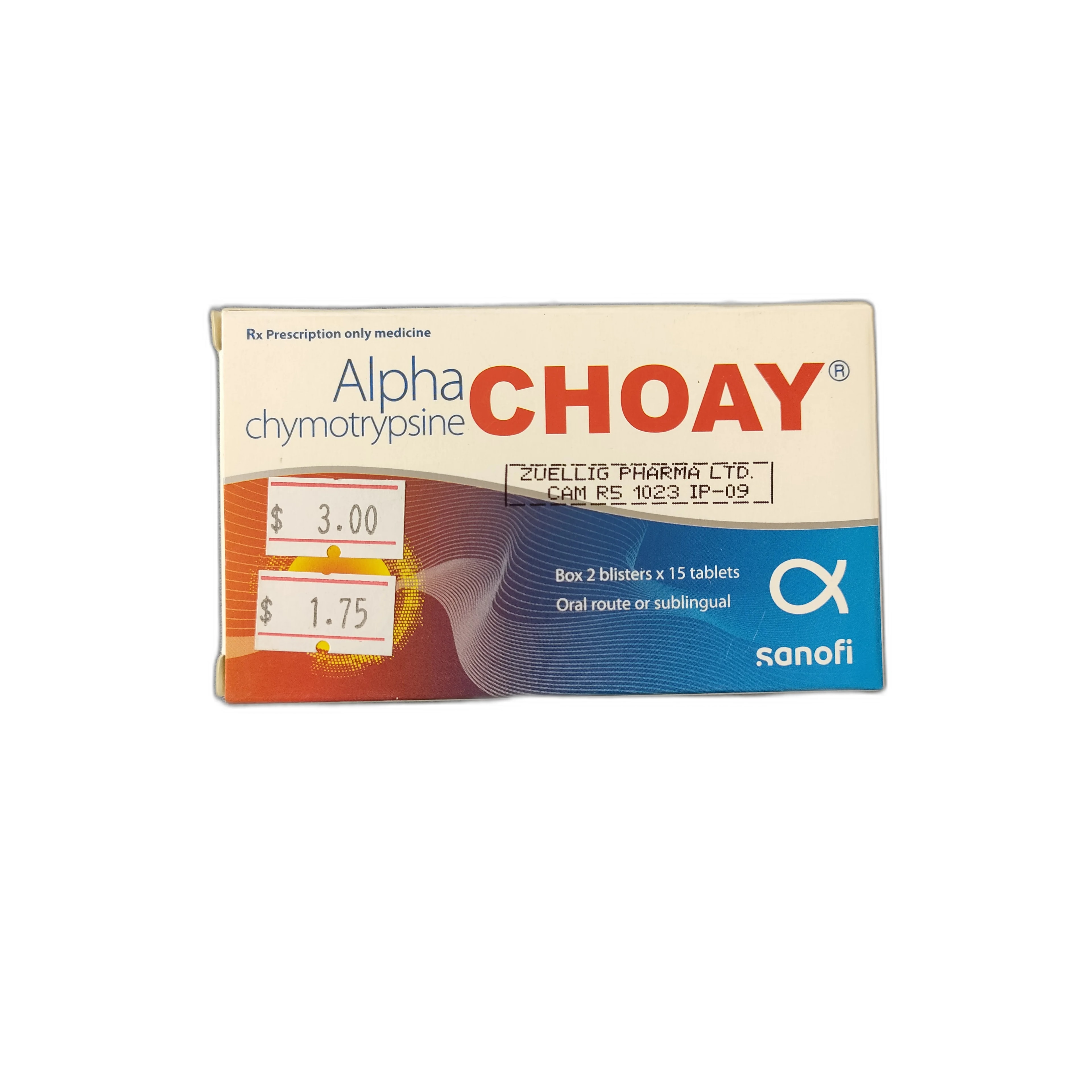 Alphachymotrypsin Not available - PRONETH PHARMA PHARMACY