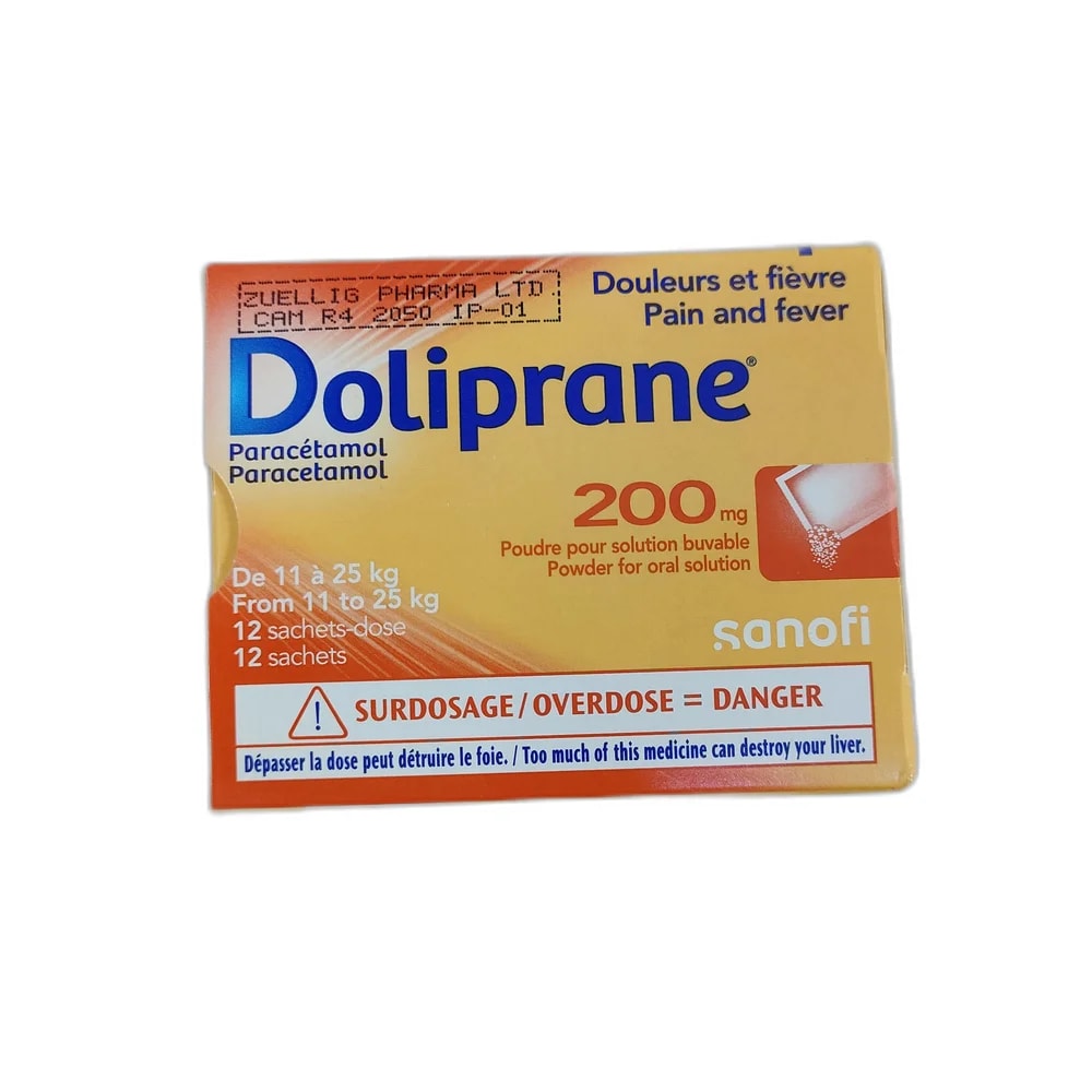 Doliprane 200 mg - Depot de Pharmacie B Rotha