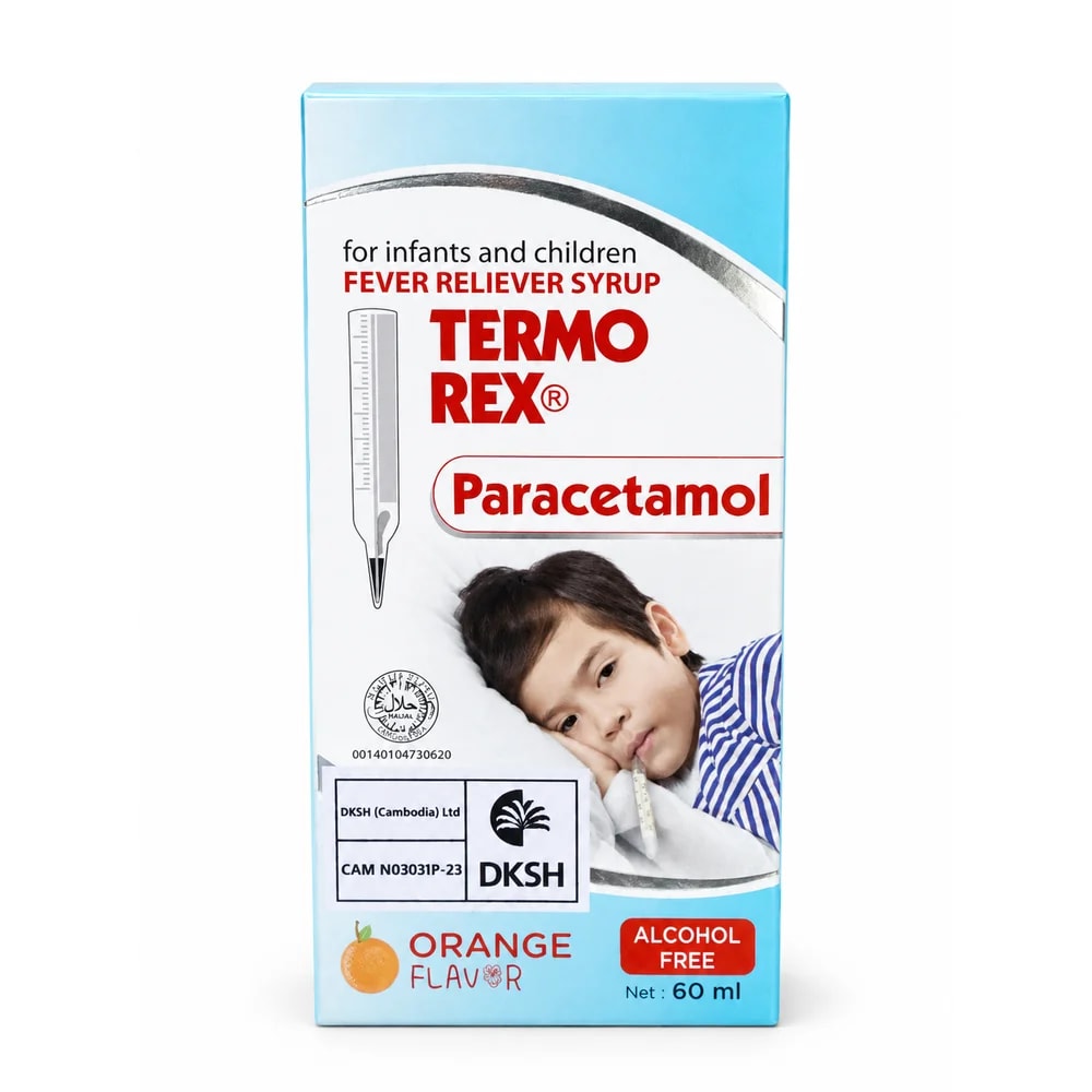 Termorex Paracetamol Paracetamol 160 mg / 5 mL - Kim Yi