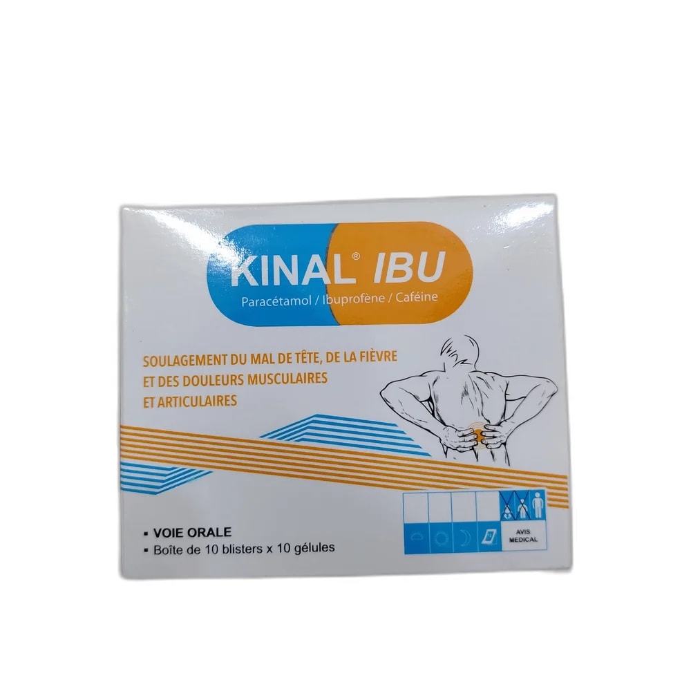 Kinal Ibu 325 mg / 200 mg / 30 mg - PHARMACIE LA BELLE PHARMA