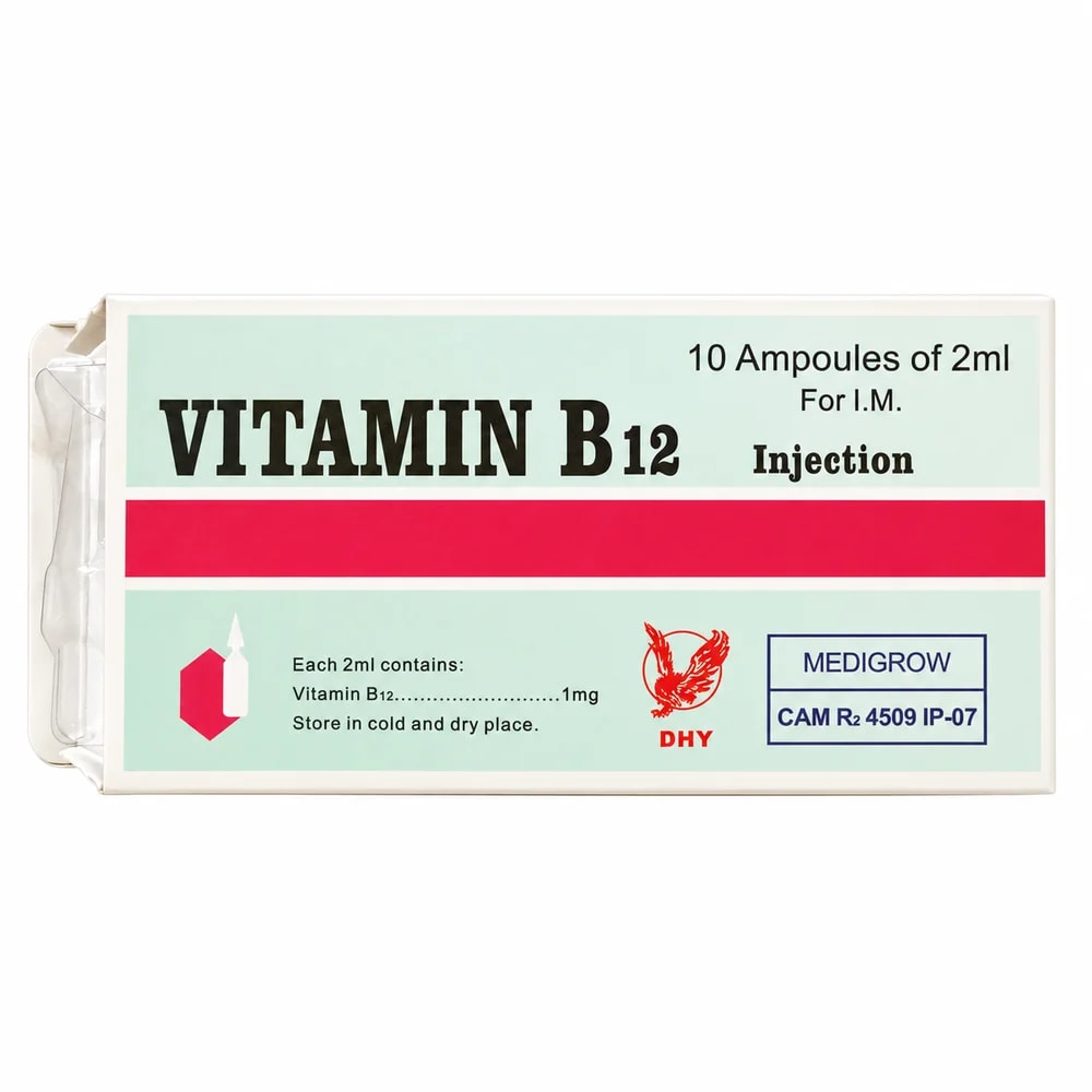 Vitamin B12 1 mg/2 ml - Sann Sopheachenda Pharmacy