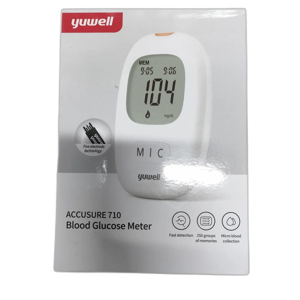Yuwell Accusure 710 Blood Glucose Meter Model Accusure 710 - Depot de Pharmacie B Rotha